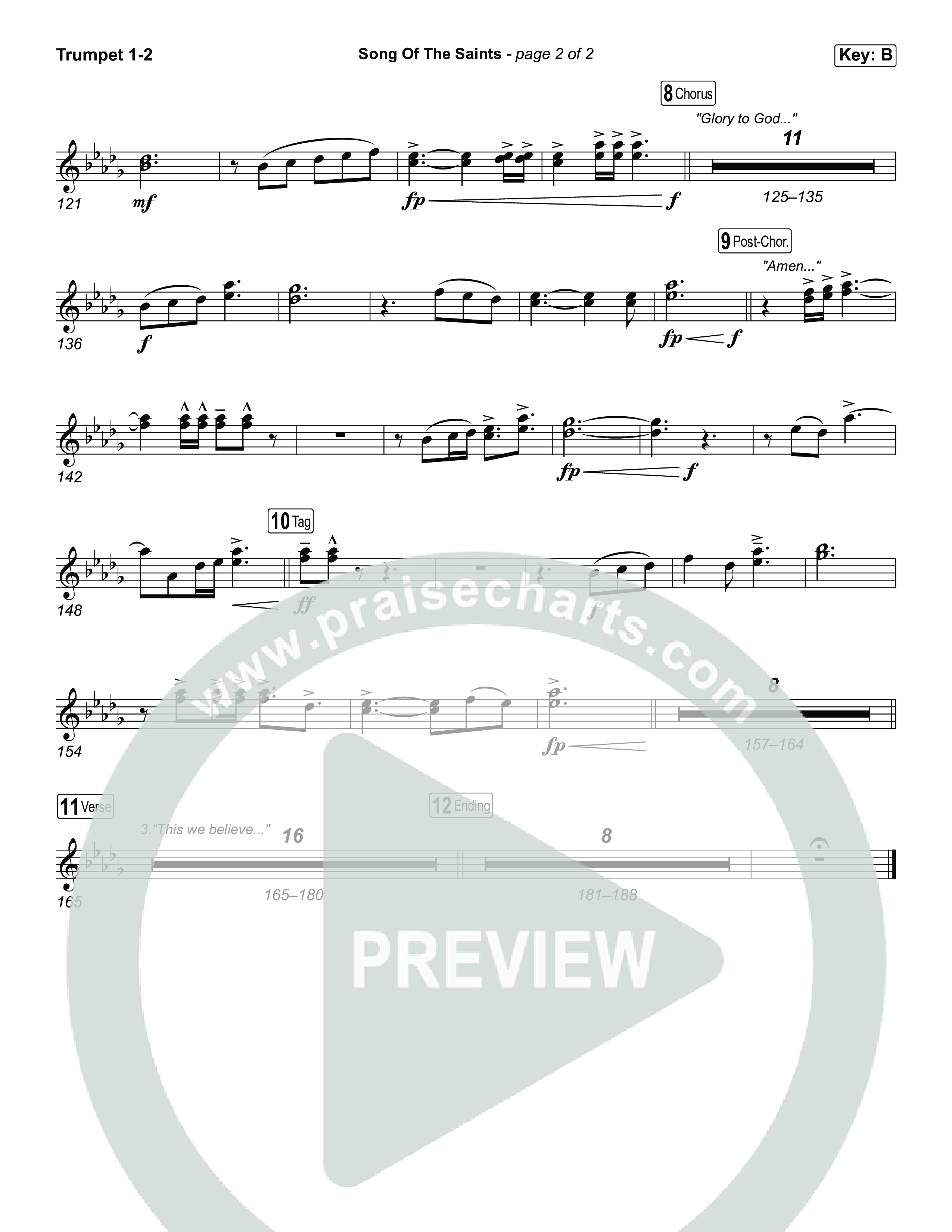 Song Of The Saints Trumpet 1,2 (Phil Wickham)