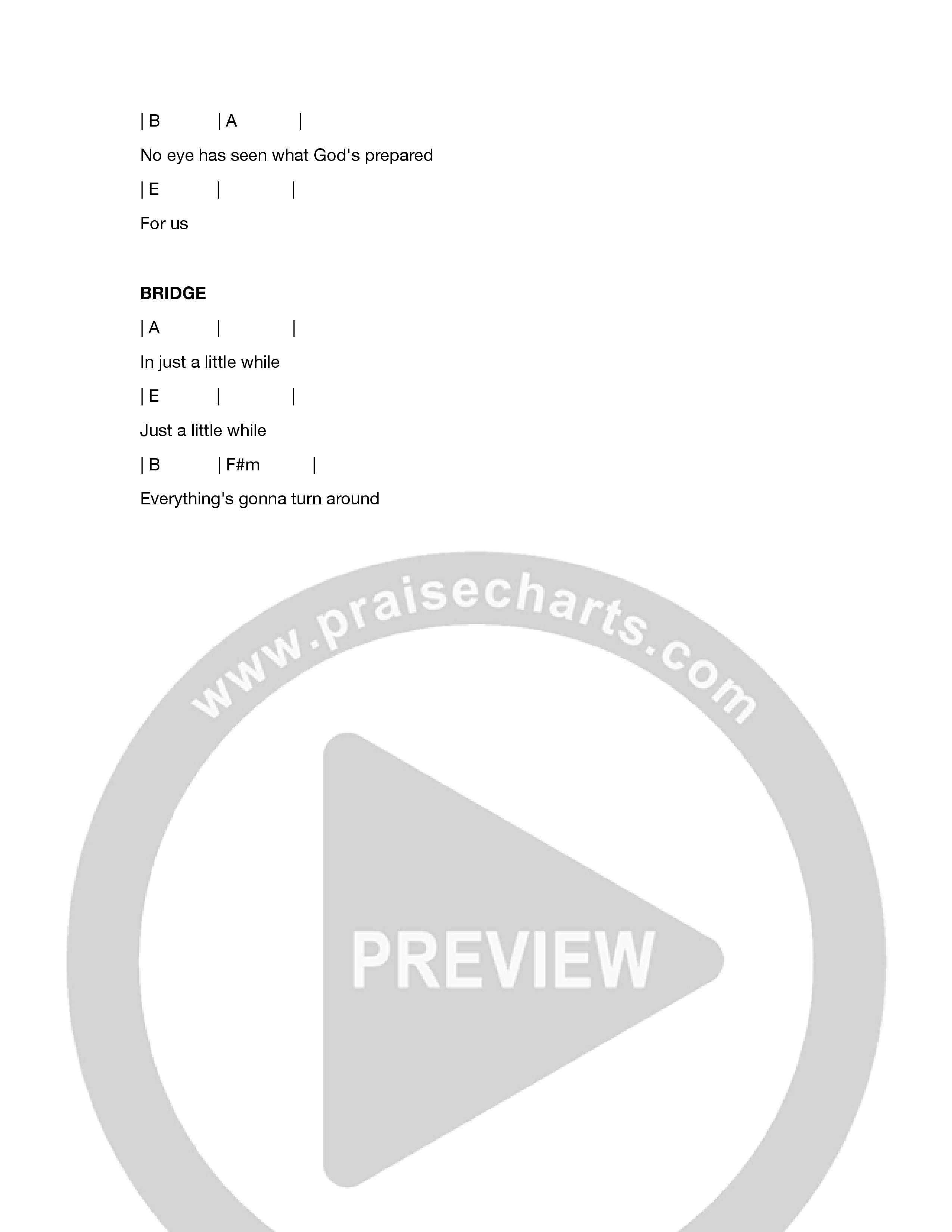 Not Forsake Us Chord Chart (North Palm Worship / Deborah Hong)