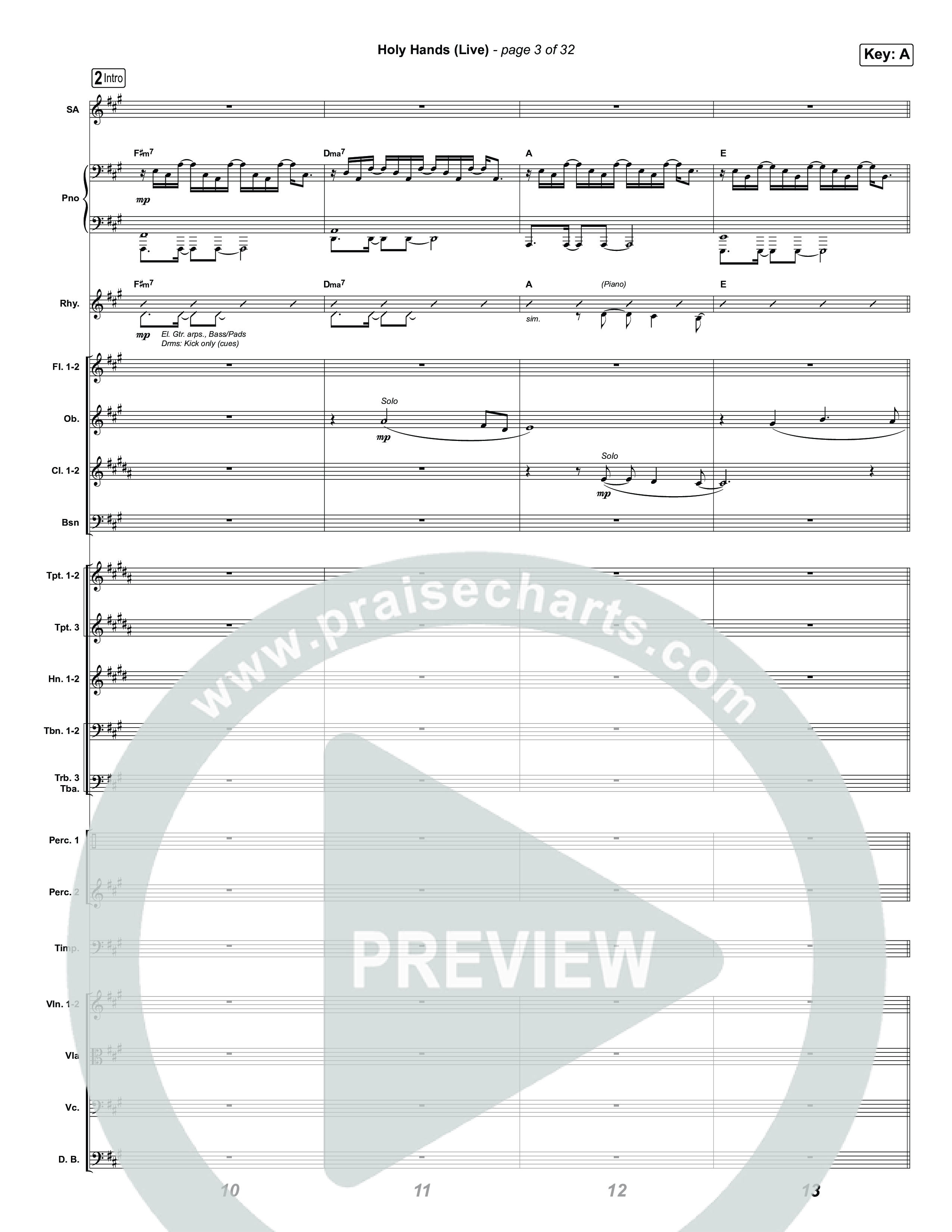 Holy Hands (Live) Orchestration (The McClures)