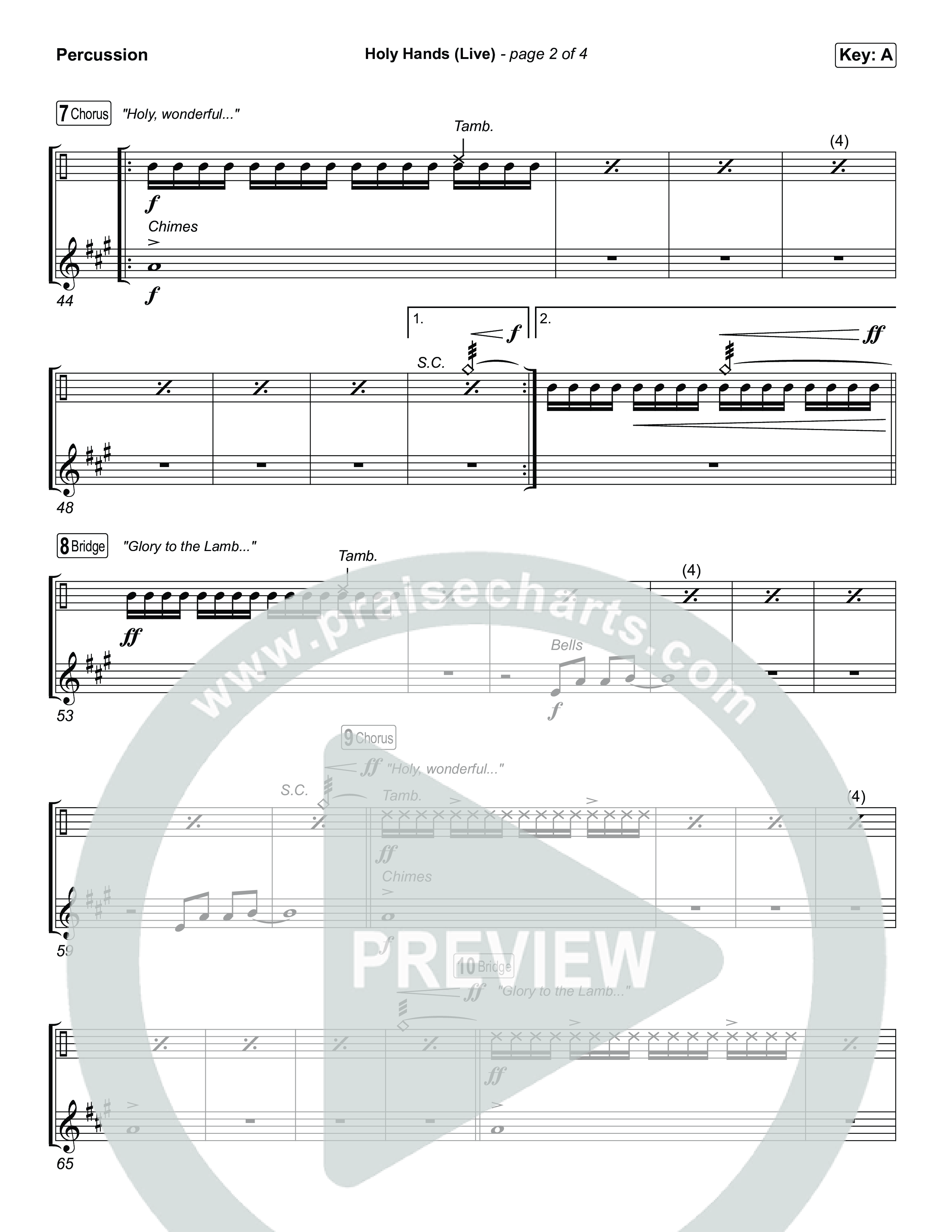 Holy Hands (Live) Percussion (The McClures)