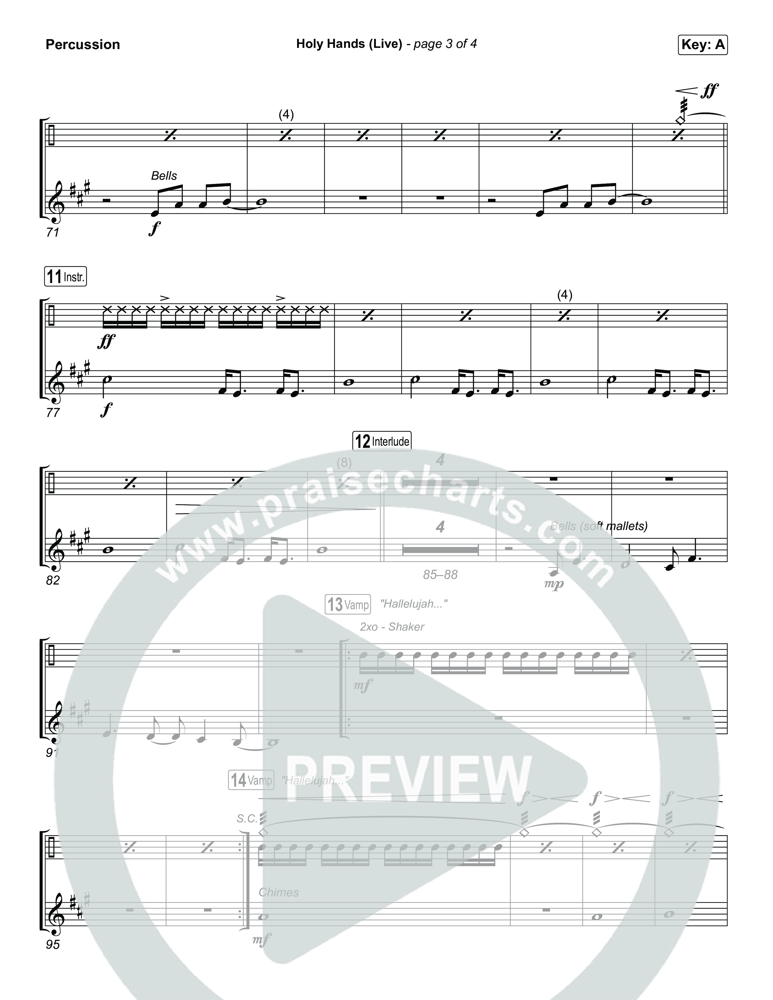 Holy Hands (Live) Percussion (The McClures)