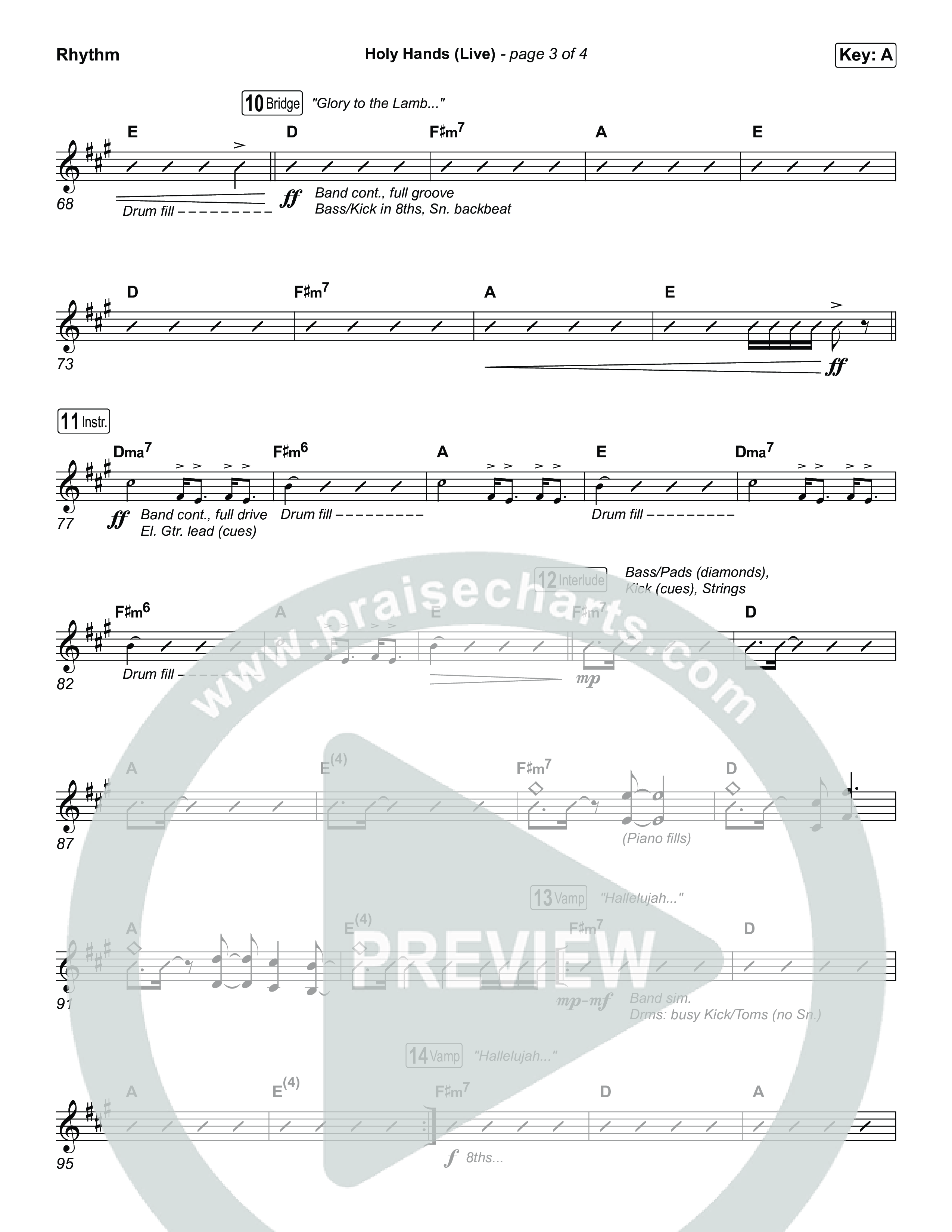 Holy Hands (Live) Rhythm Pack (The McClures)