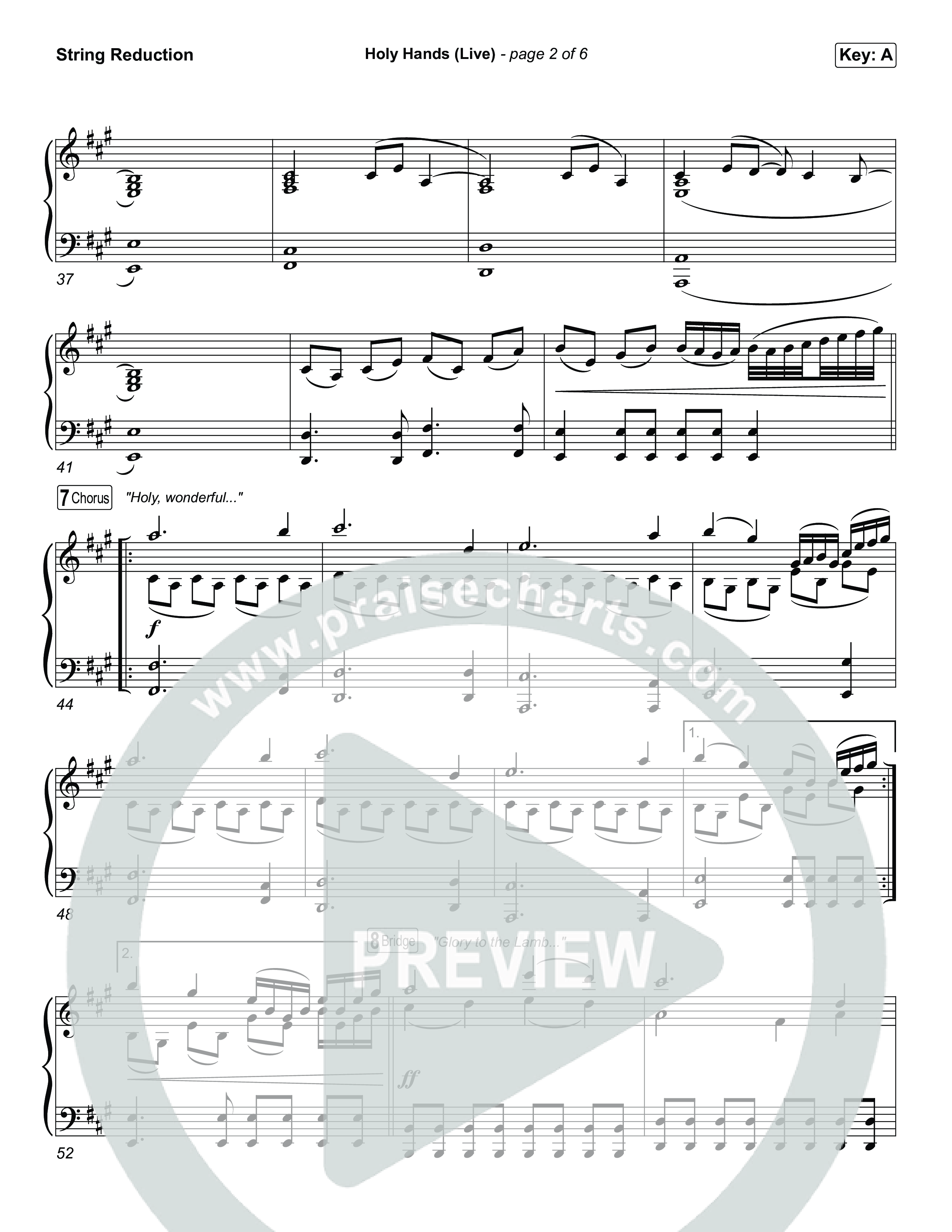 Holy Hands (Live) String Reduction (The McClures)