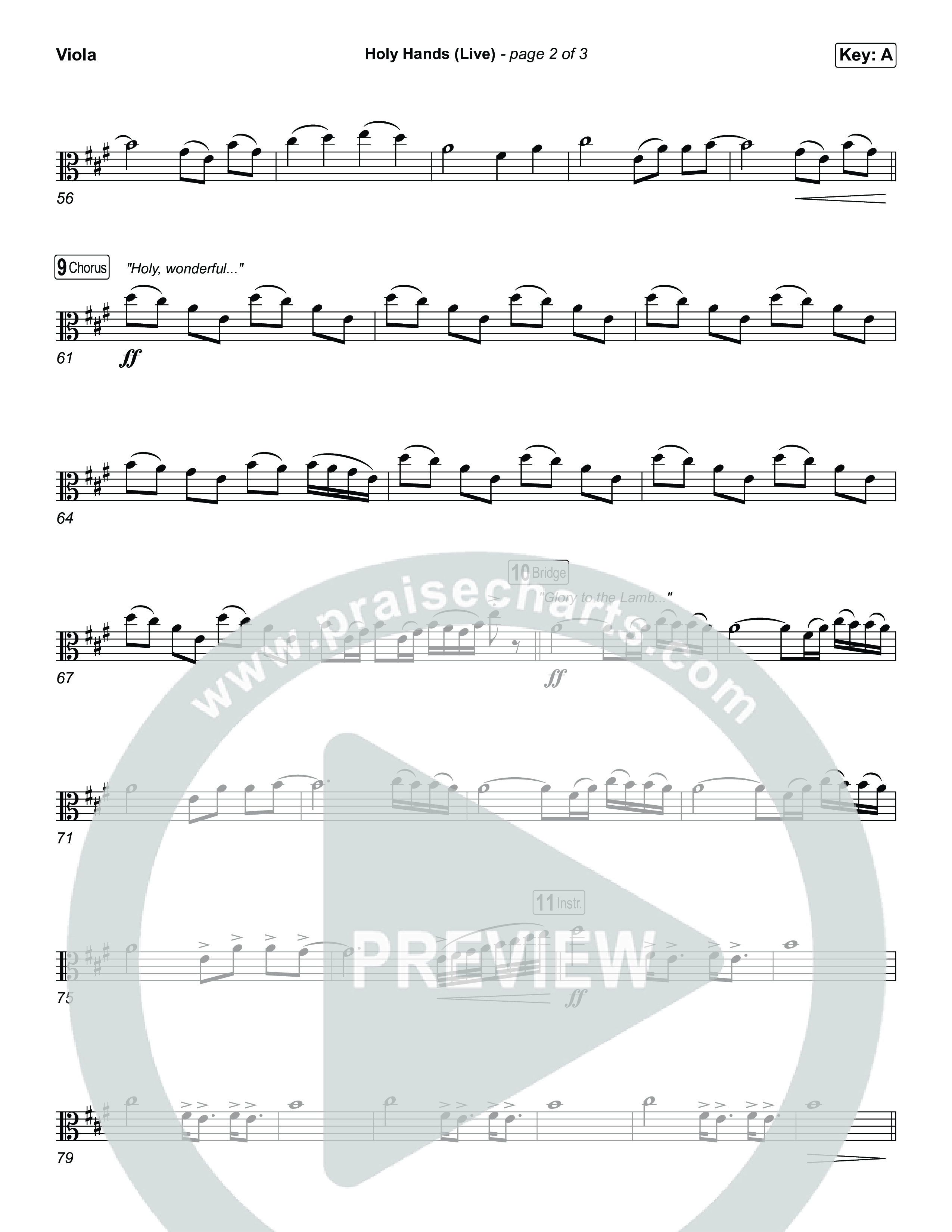 Holy Hands (Live) Viola (The McClures)