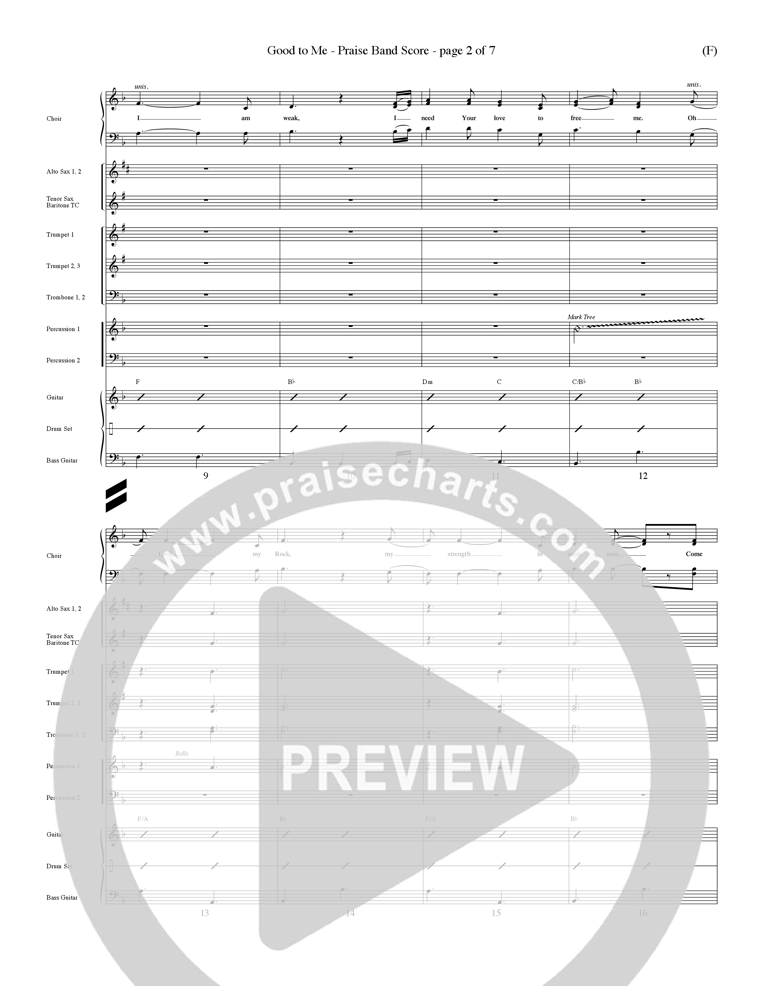 Good To Me (Choral Anthem SATB) Conductor's Score (Word Music Choral / Arr. Dave Williamson / d)