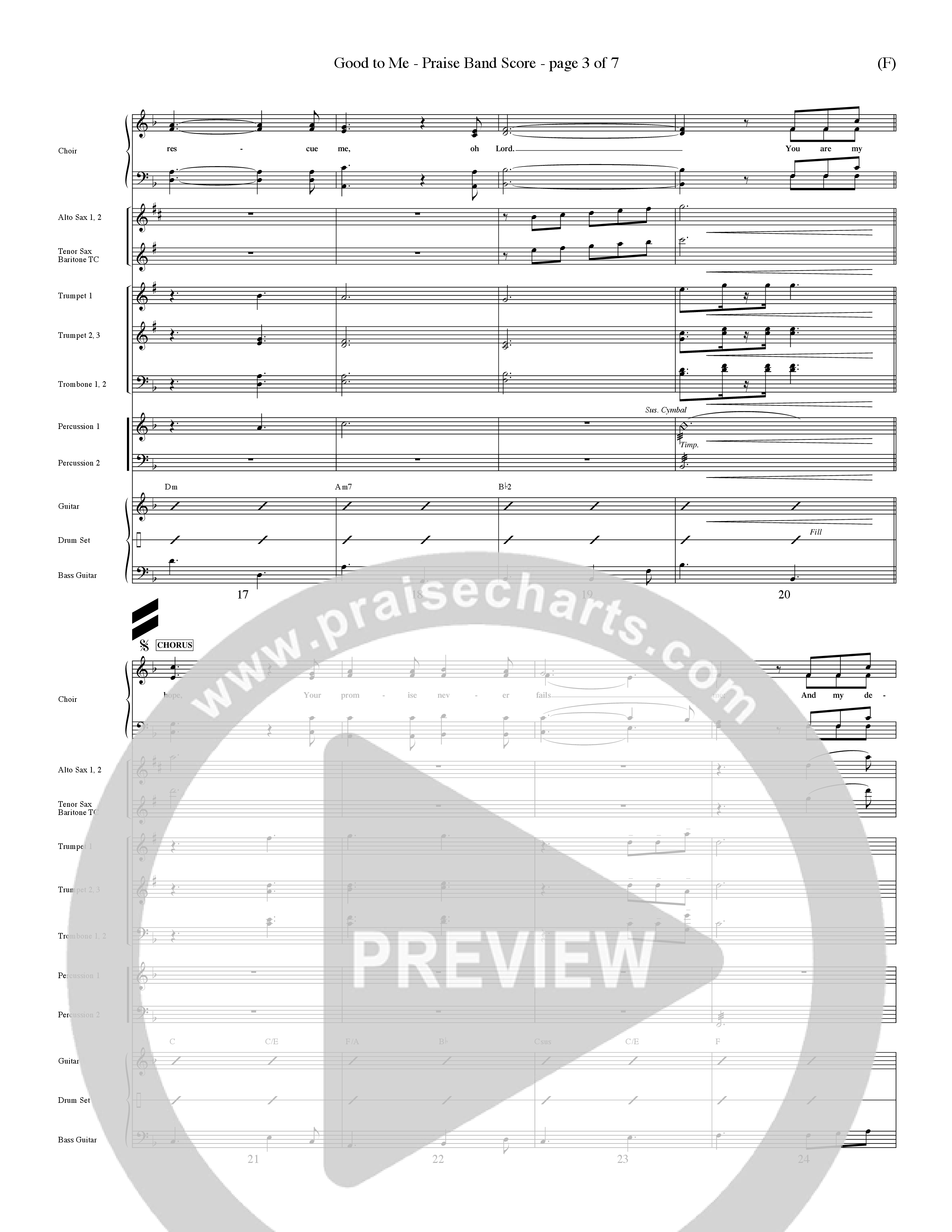 Good To Me (Choral Anthem SATB) Conductor's Score (Word Music Choral / Arr. Dave Williamson / d)