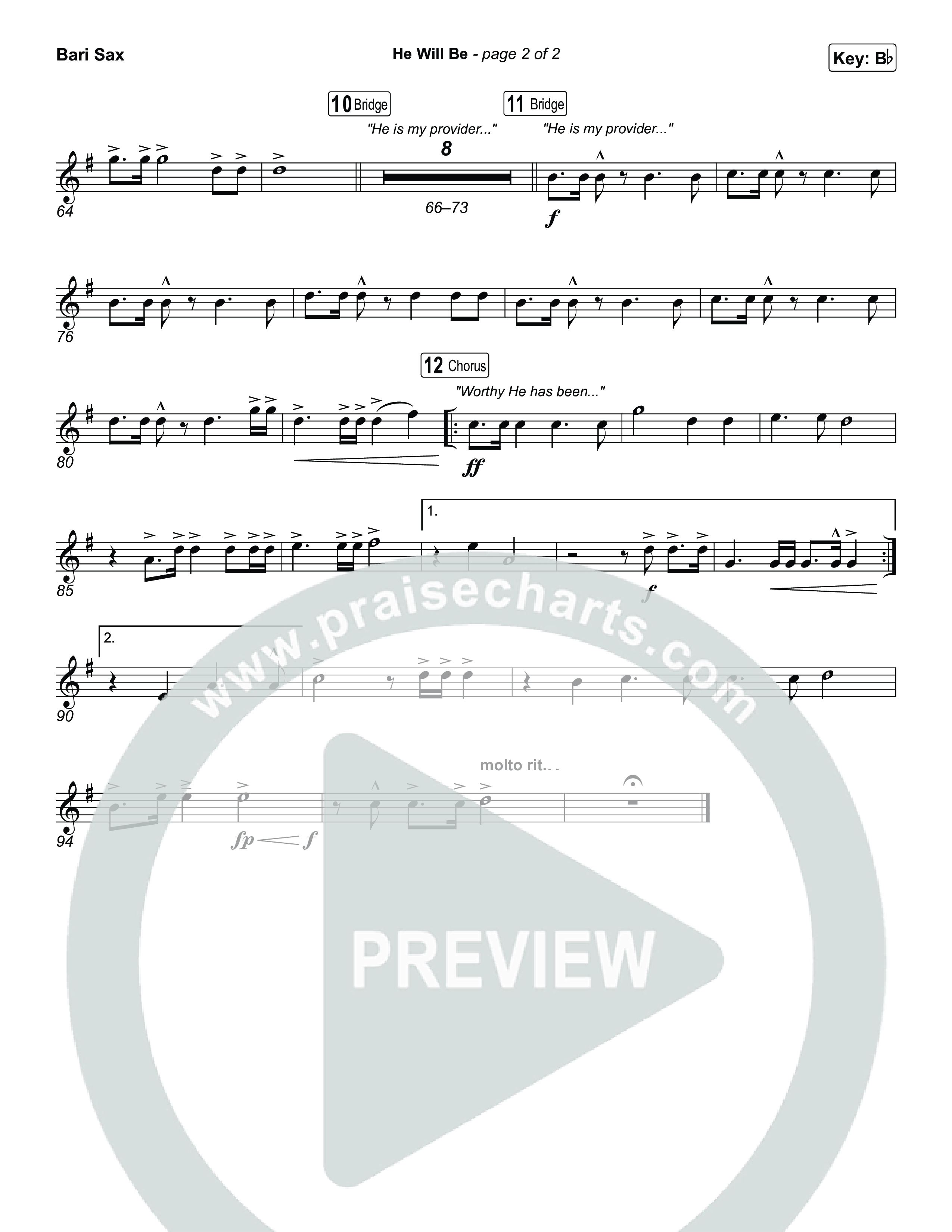 He Will Be Bari Sax (CityAlight)