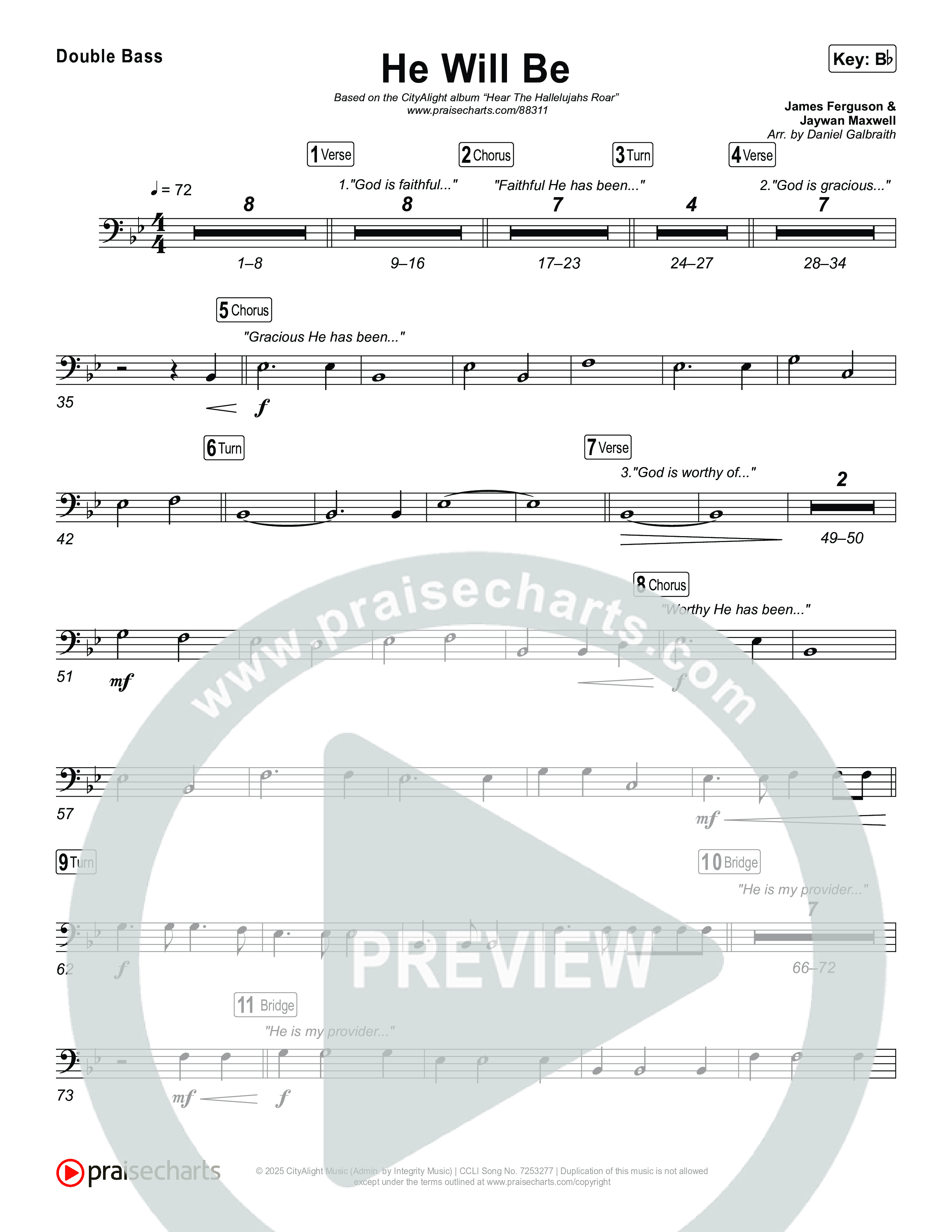 He Will Be String Bass (CityAlight)