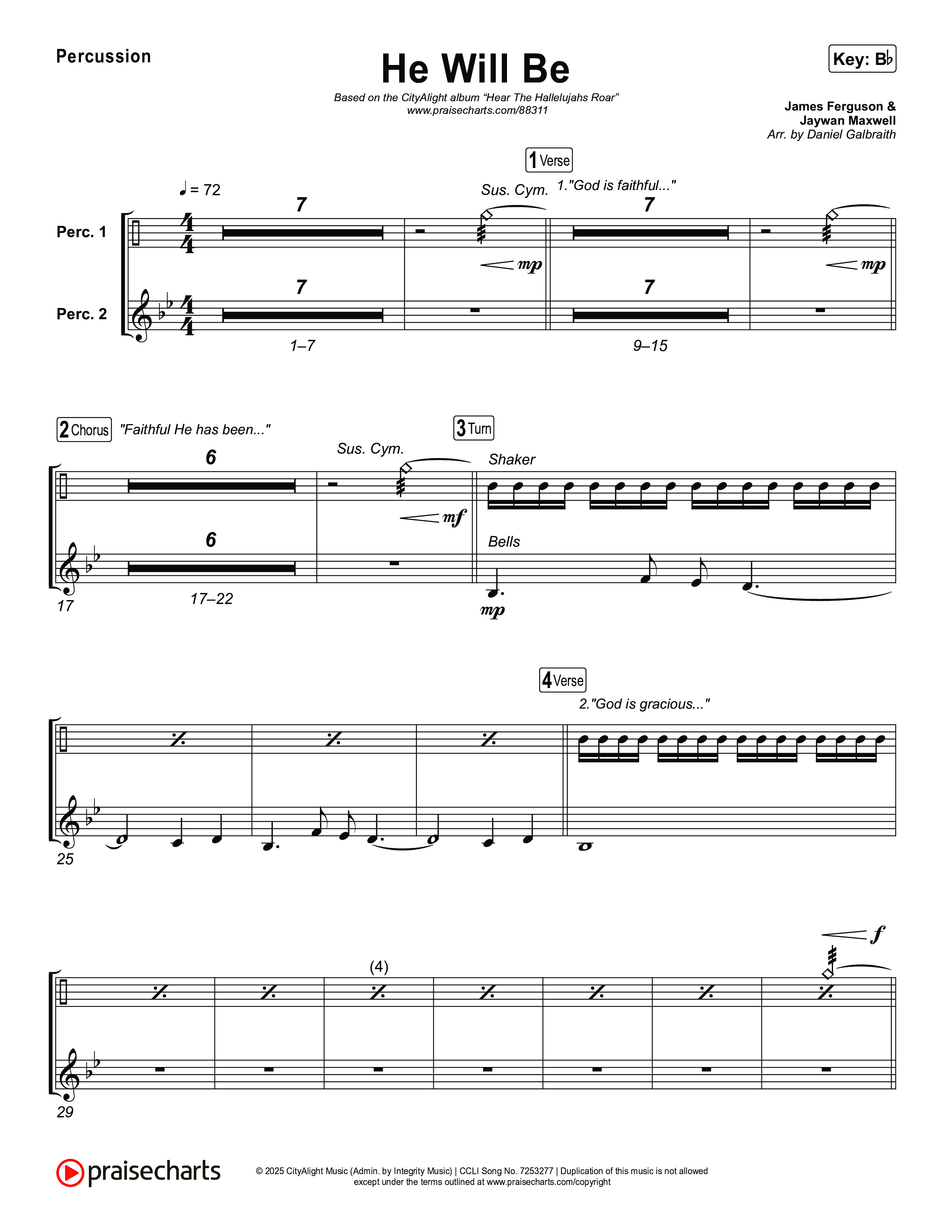 He Will Be Percussion (CityAlight)