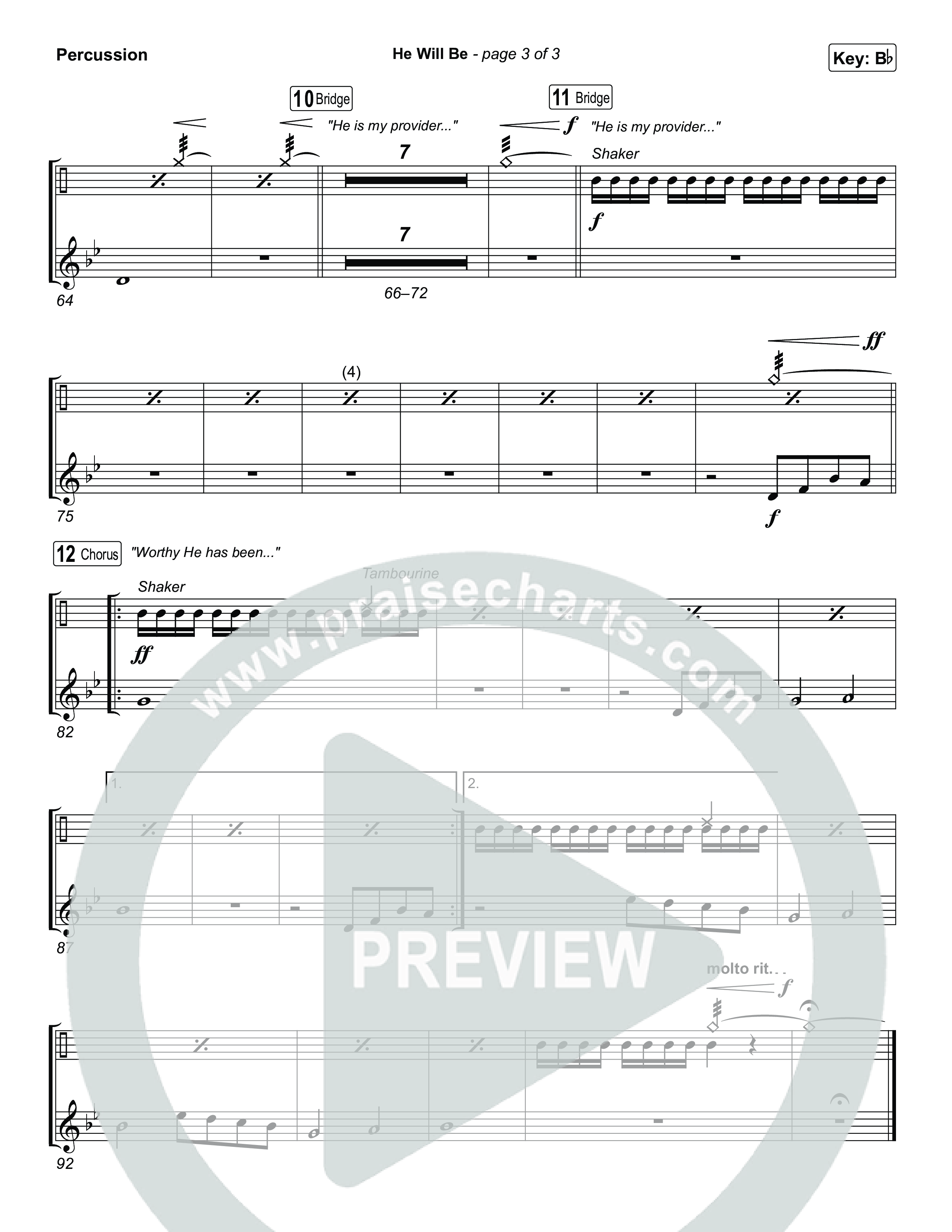 He Will Be Percussion (CityAlight)