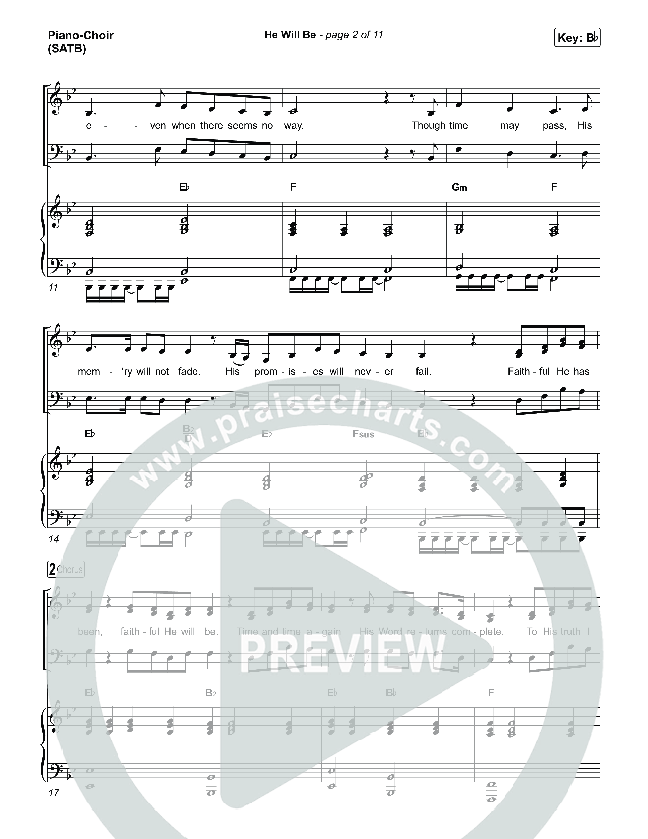 He Will Be Piano/Vocal Pack (CityAlight)