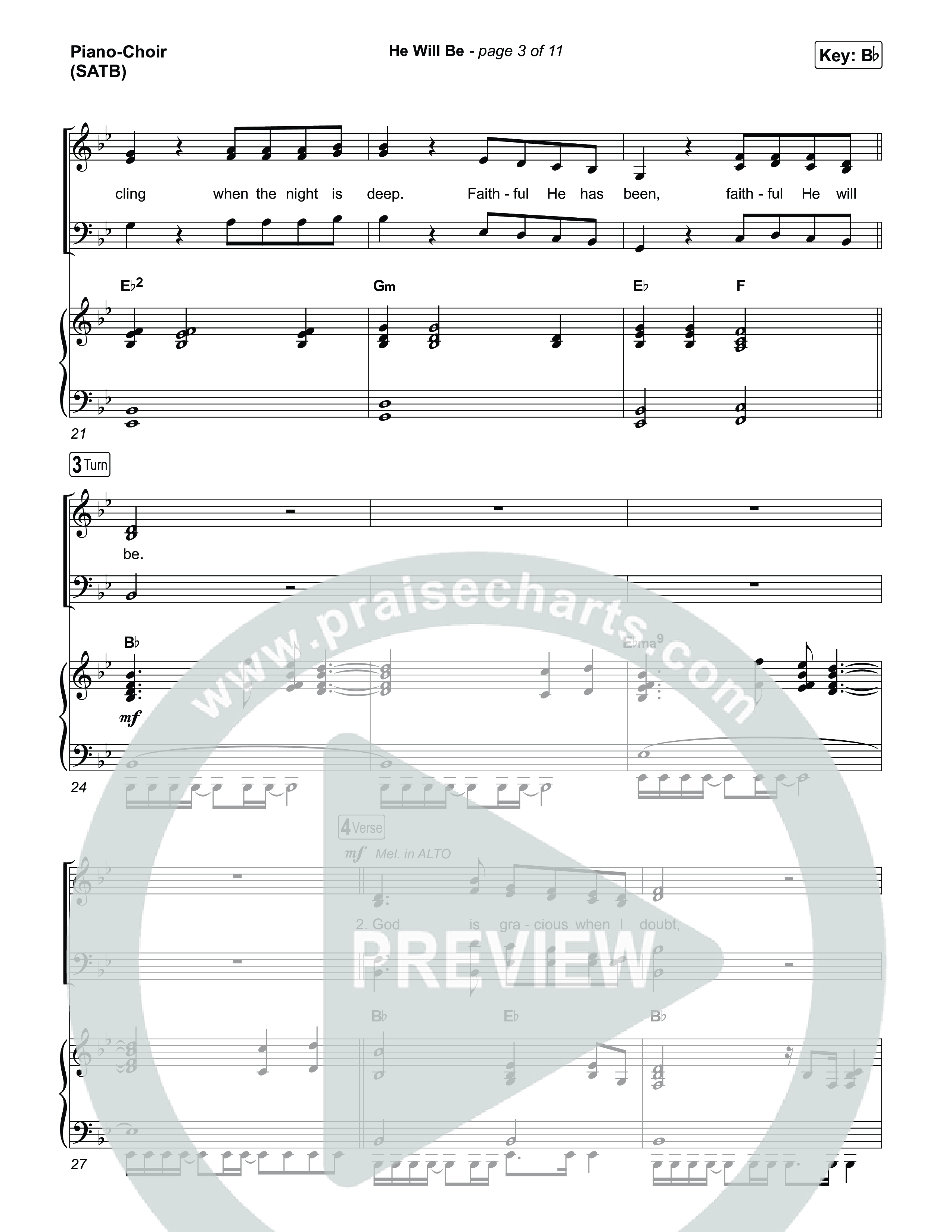 He Will Be Piano/Vocal Pack (CityAlight)