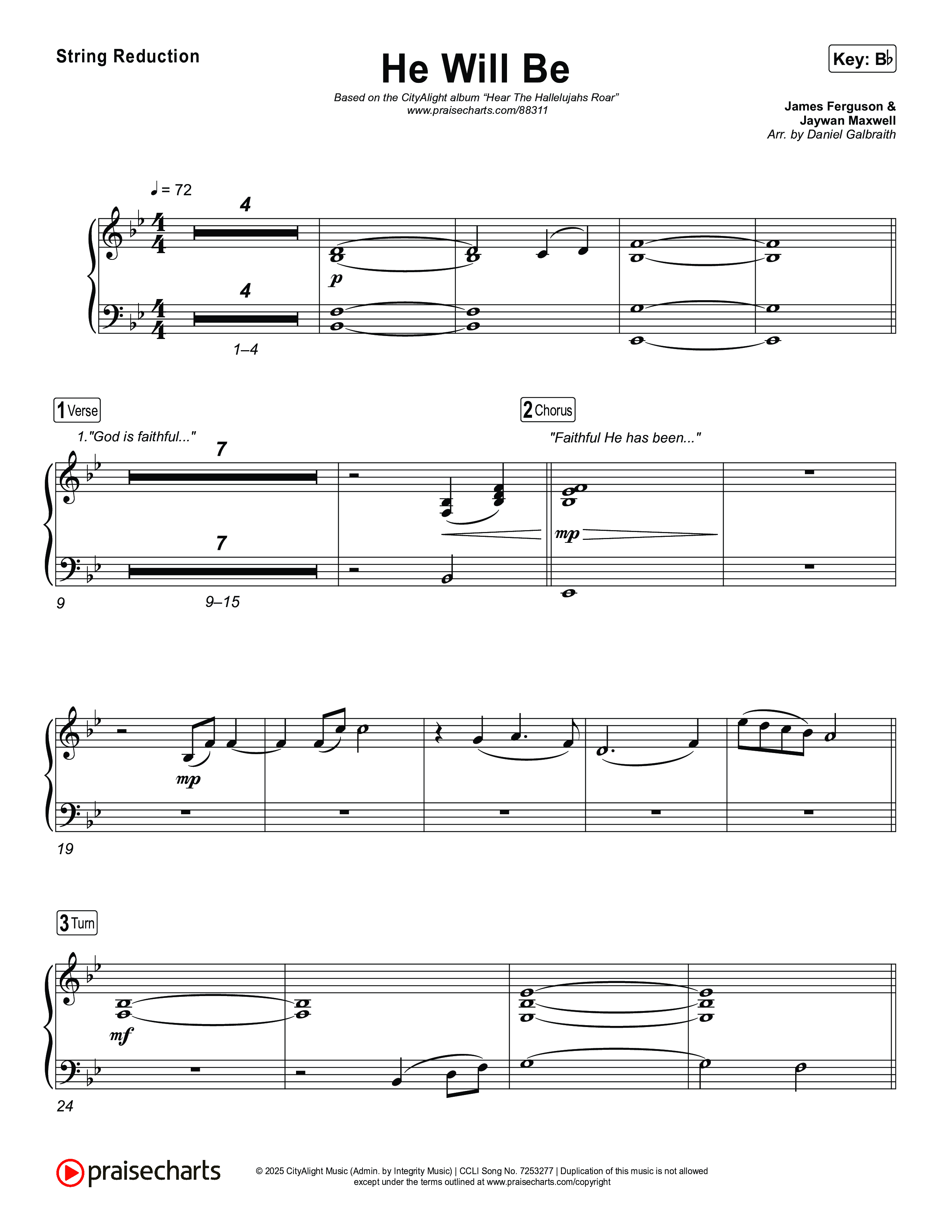 He Will Be String Reduction (CityAlight)