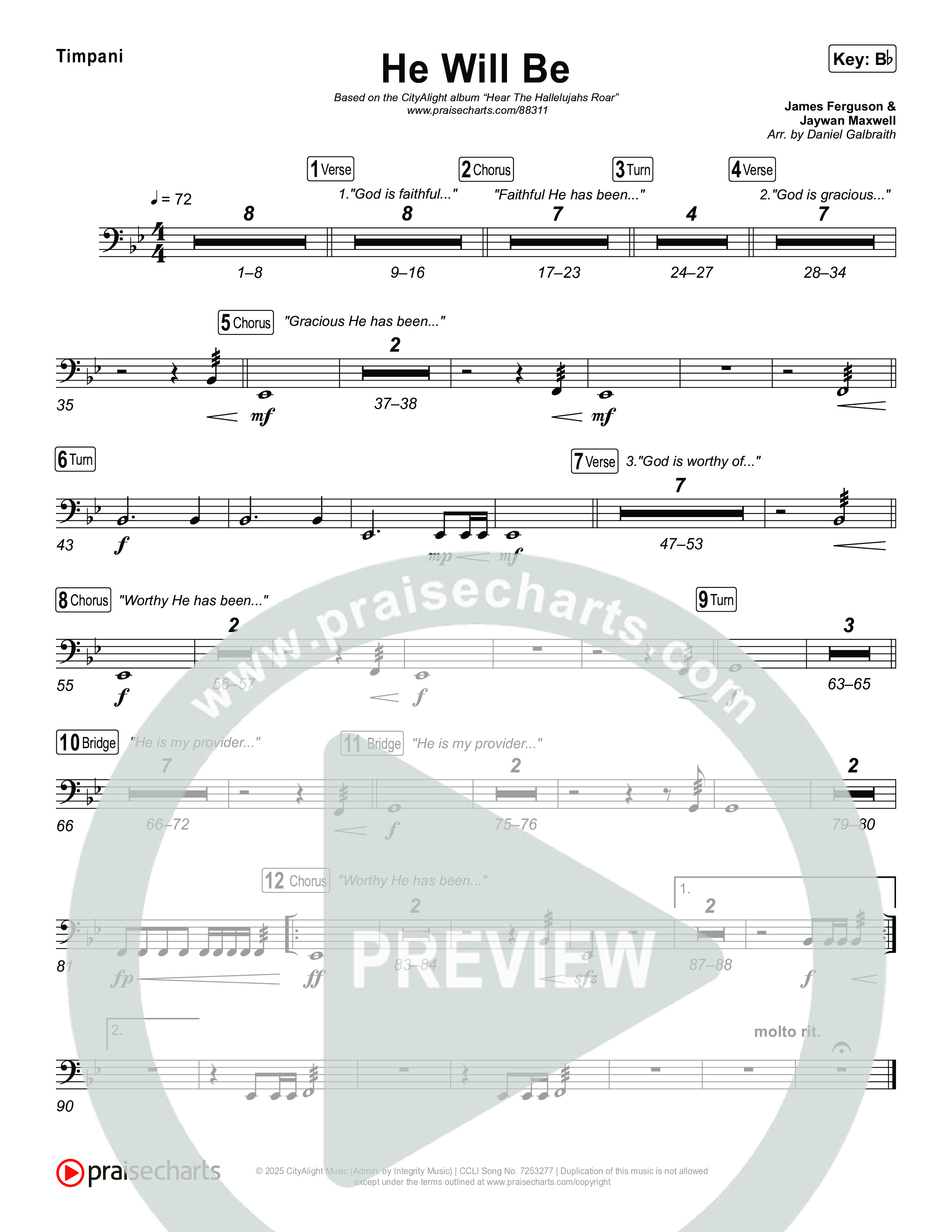 He Will Be Timpani (CityAlight)