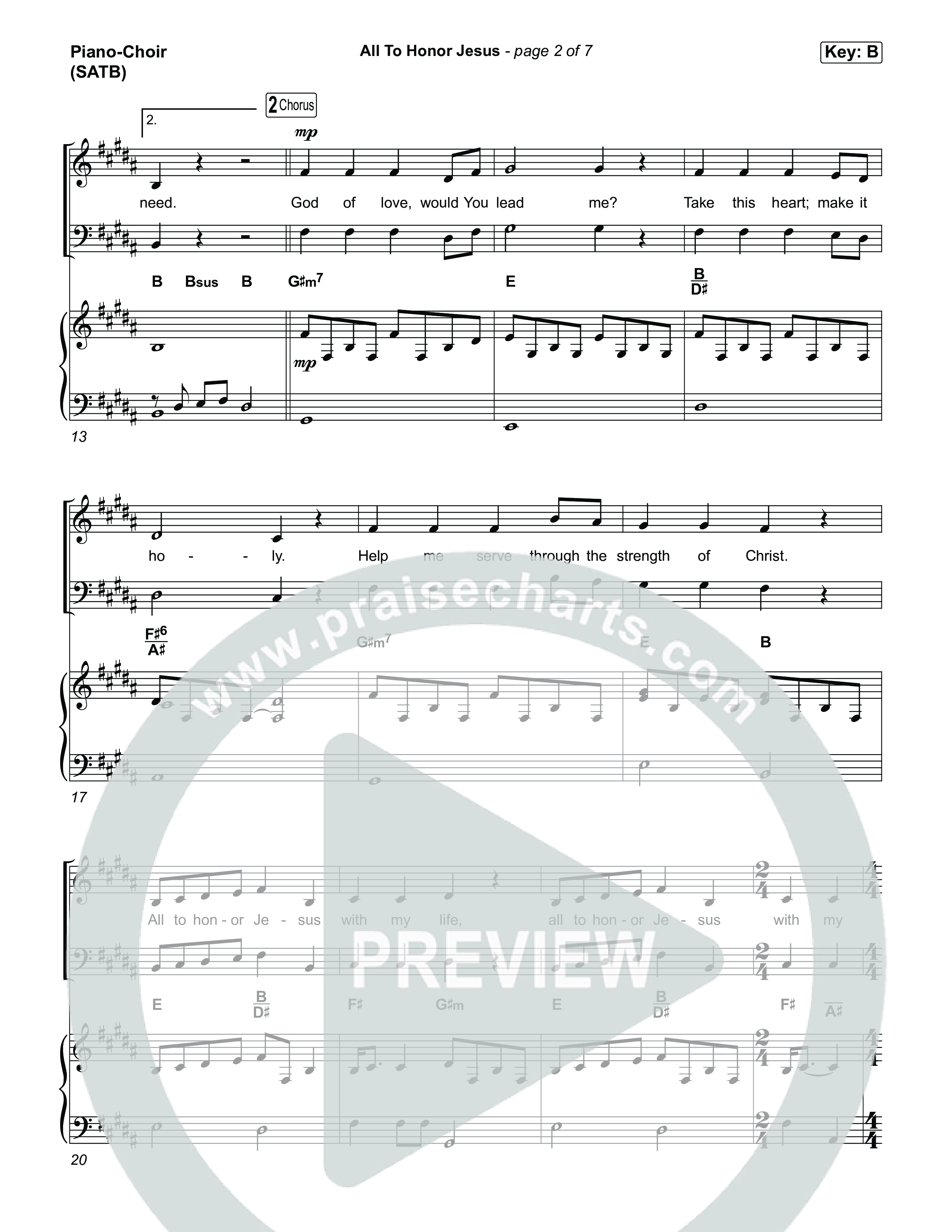 All To Honour Jesus Piano/Vocal Pack (CityAlight)