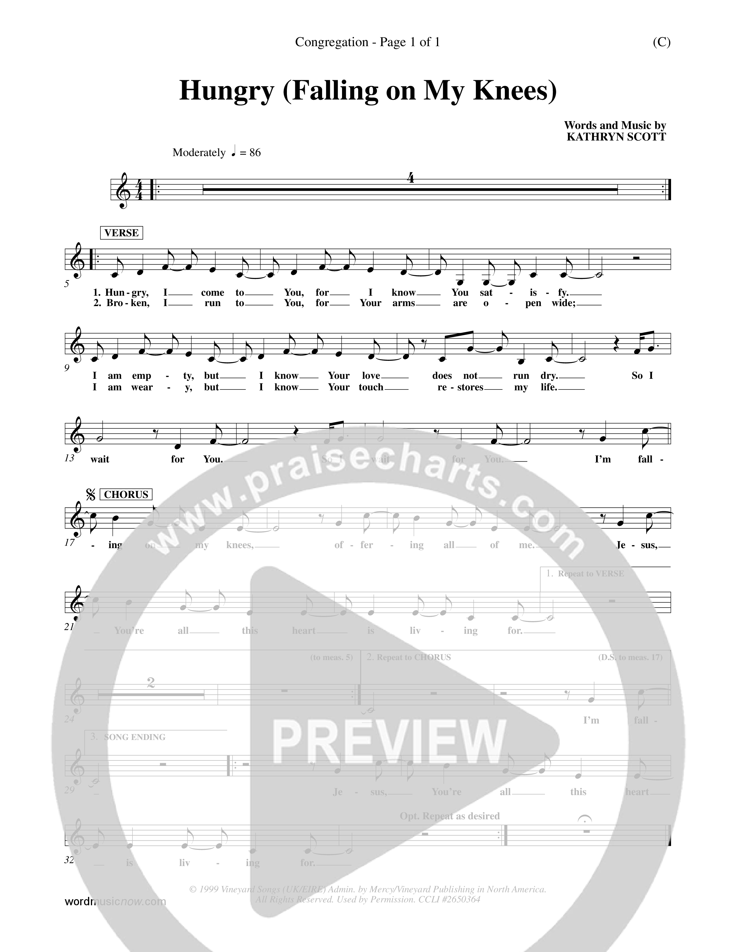 Hungry (Falling On My Knees) (Choral Anthem SATB) Rhythm Pack (Word Music Choral / Orch. Scott Harris)