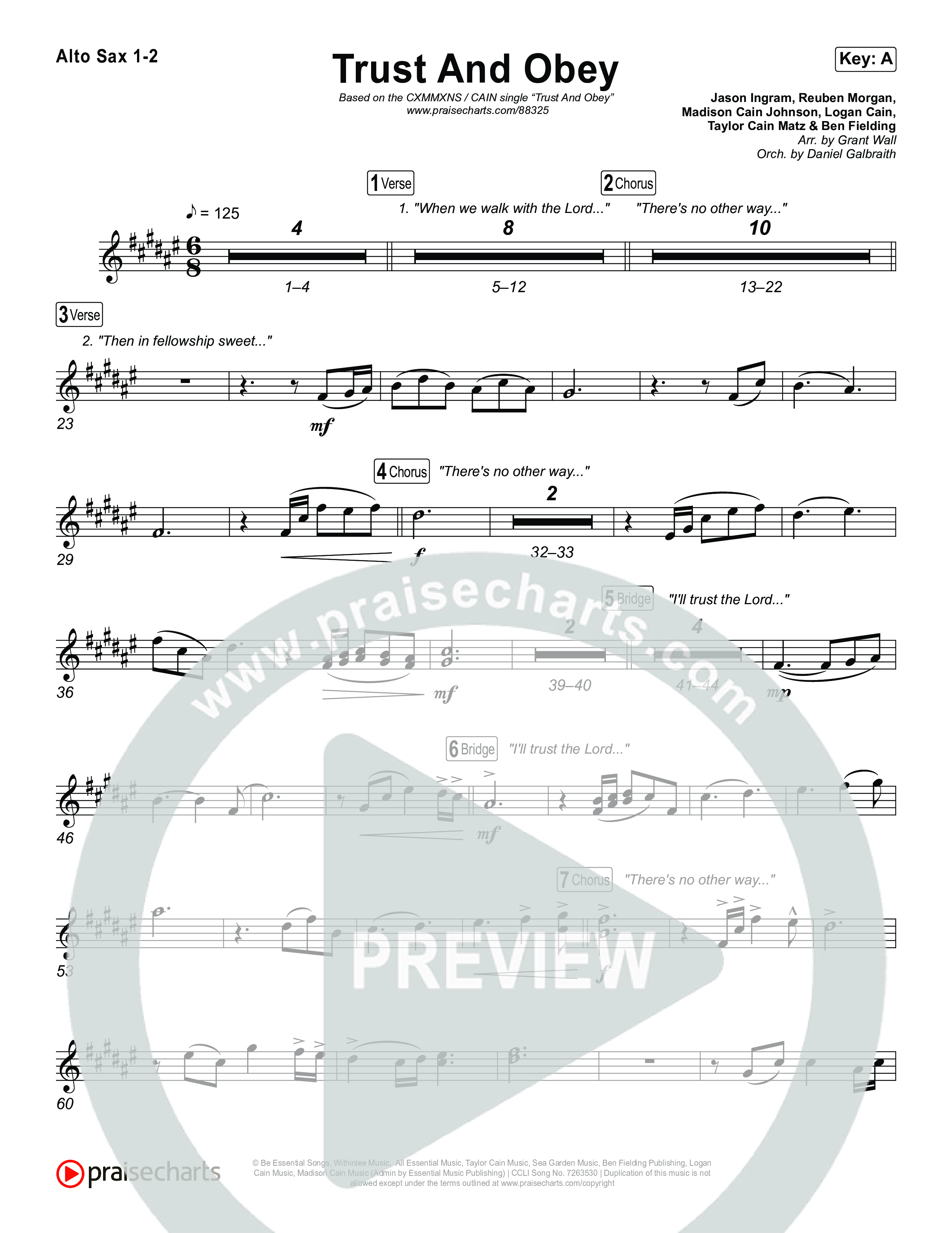 Trust And Obey Sax Pack (CXMMXNS / CAIN)