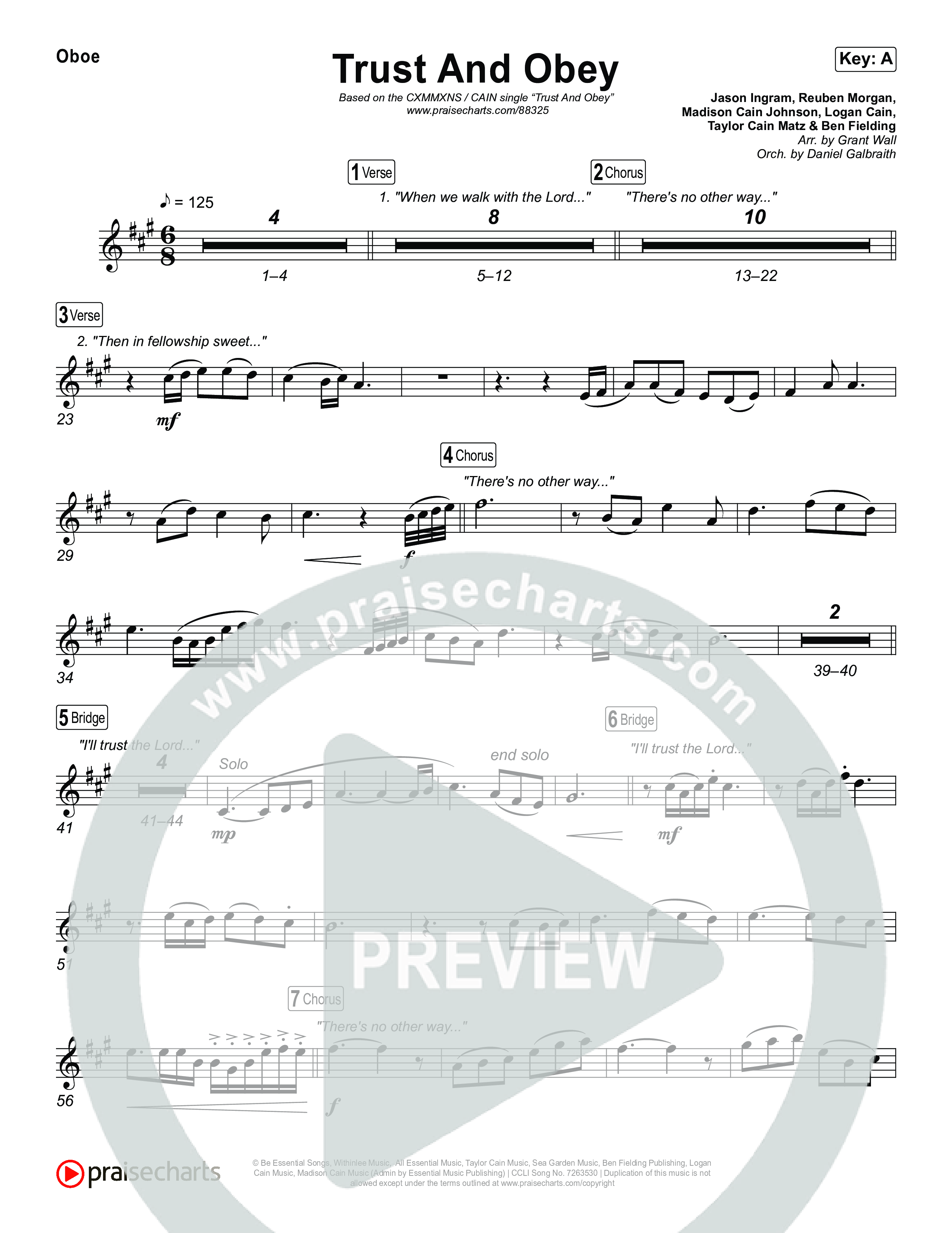 Trust And Obey Oboe (CXMMXNS / CAIN)