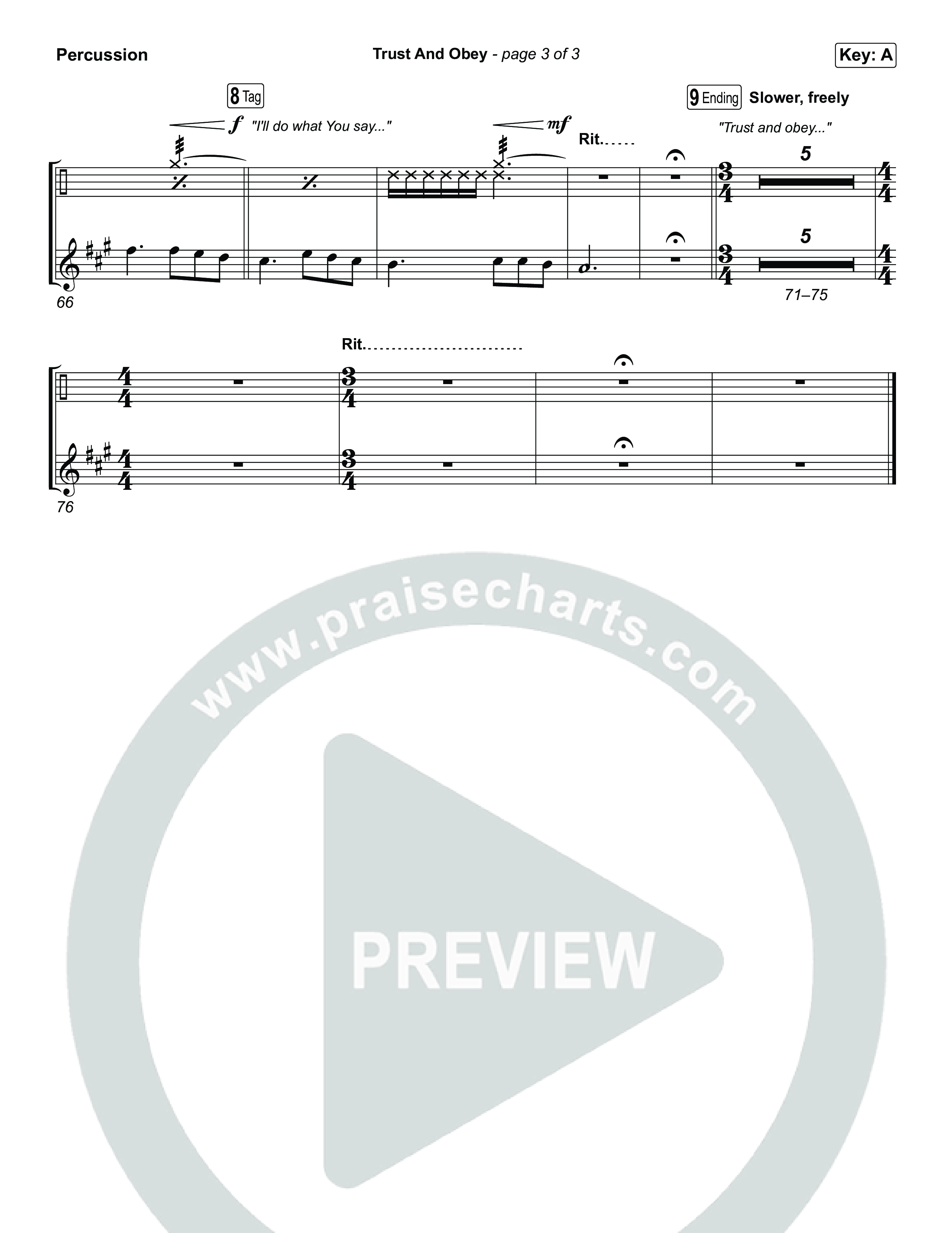 Trust And Obey Percussion (CXMMXNS / CAIN)