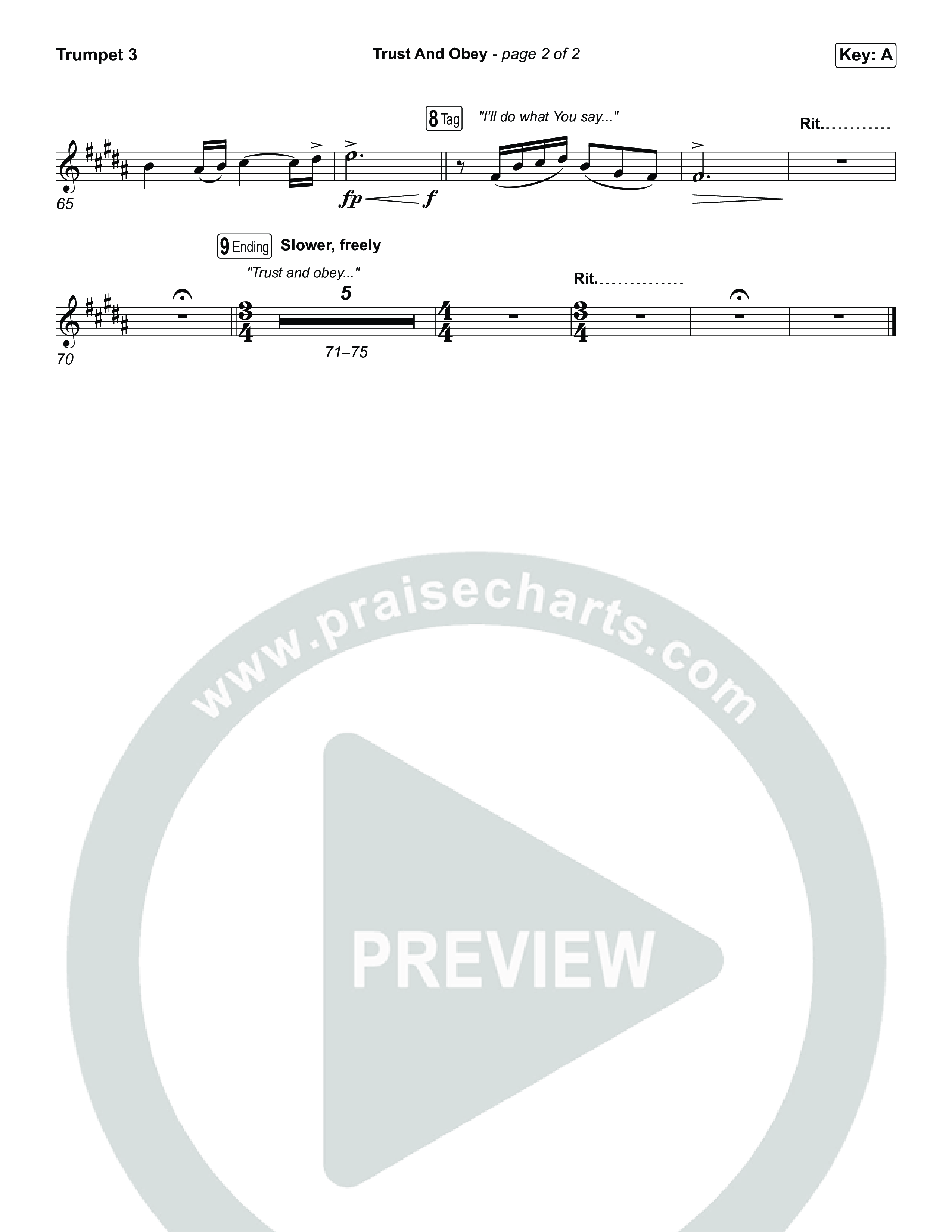 Trust And Obey Trumpet 3 (CXMMXNS / CAIN)