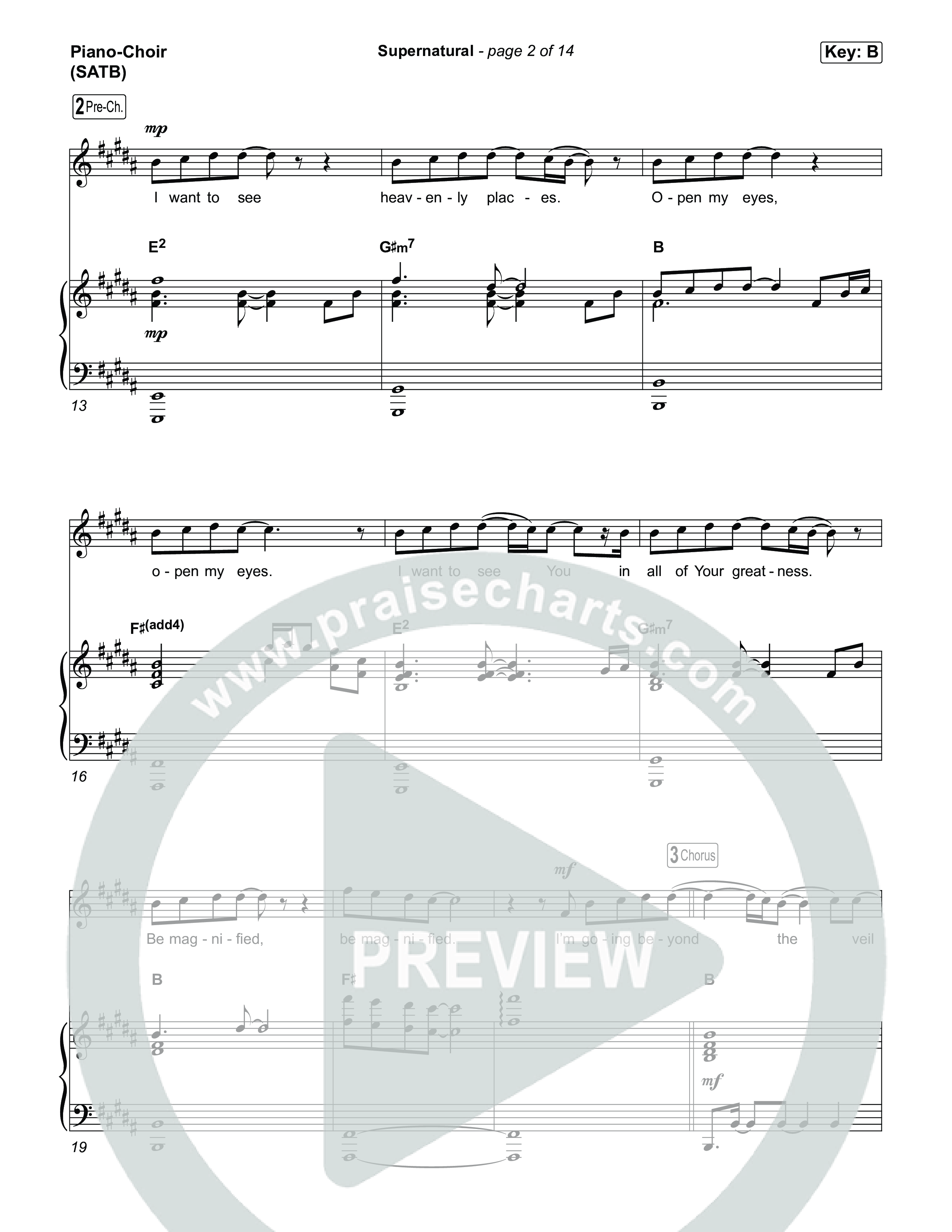 Supernatural Piano/Vocal Pack (Tyler Sullivan)