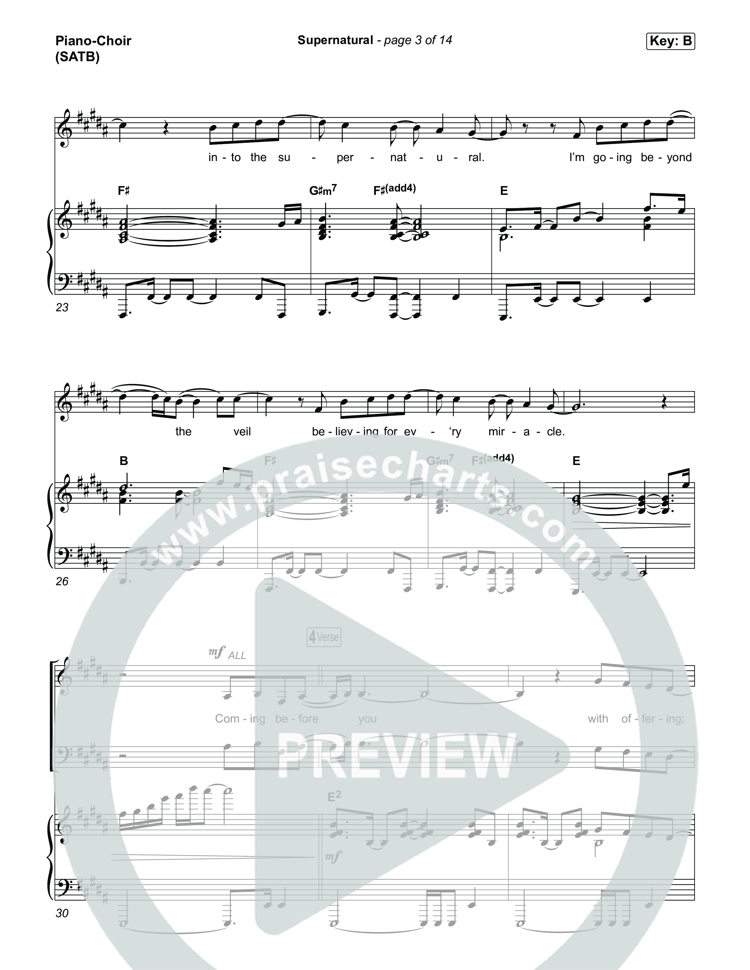 Supernatural Piano/Vocal Pack (Tyler Sullivan)