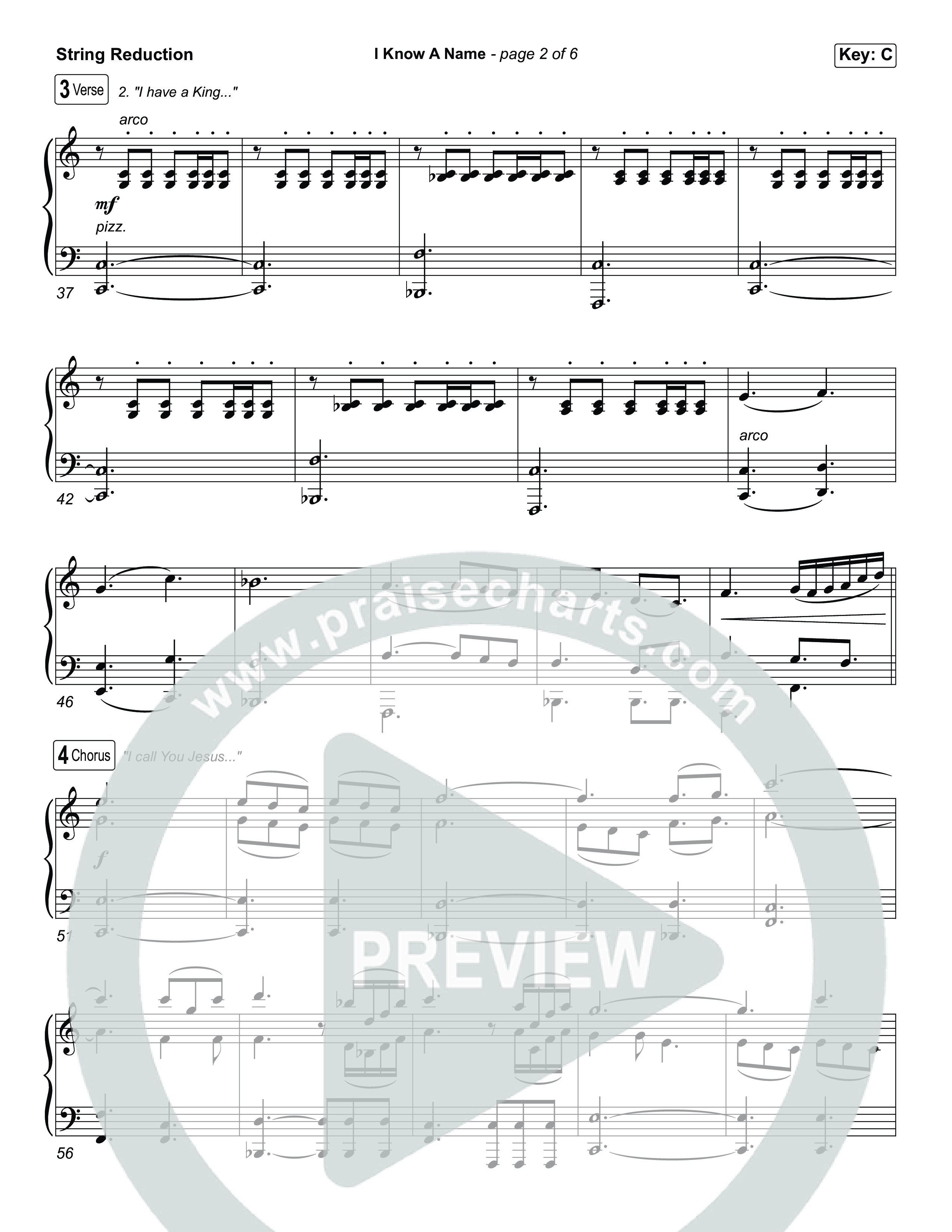 I Know A Name (Choral Anthem SATB) String Reduction (Brandon Lake / CeCe Winans / Arr. Luke Gambill)