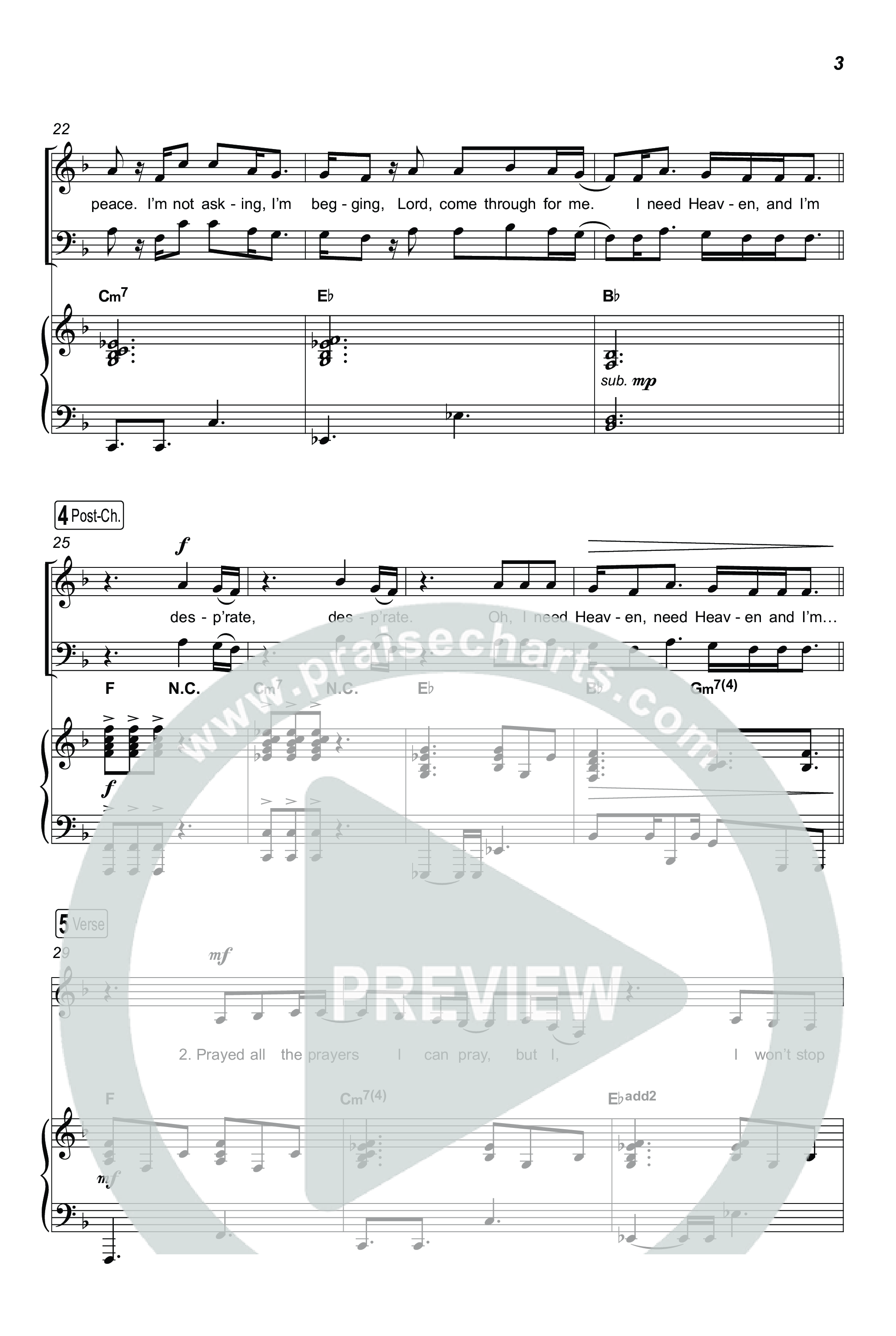 Desperate (Sing It Now) Octavo (SATB & Pno) (Jamie MacDonald / Arr. Luke Gambill)