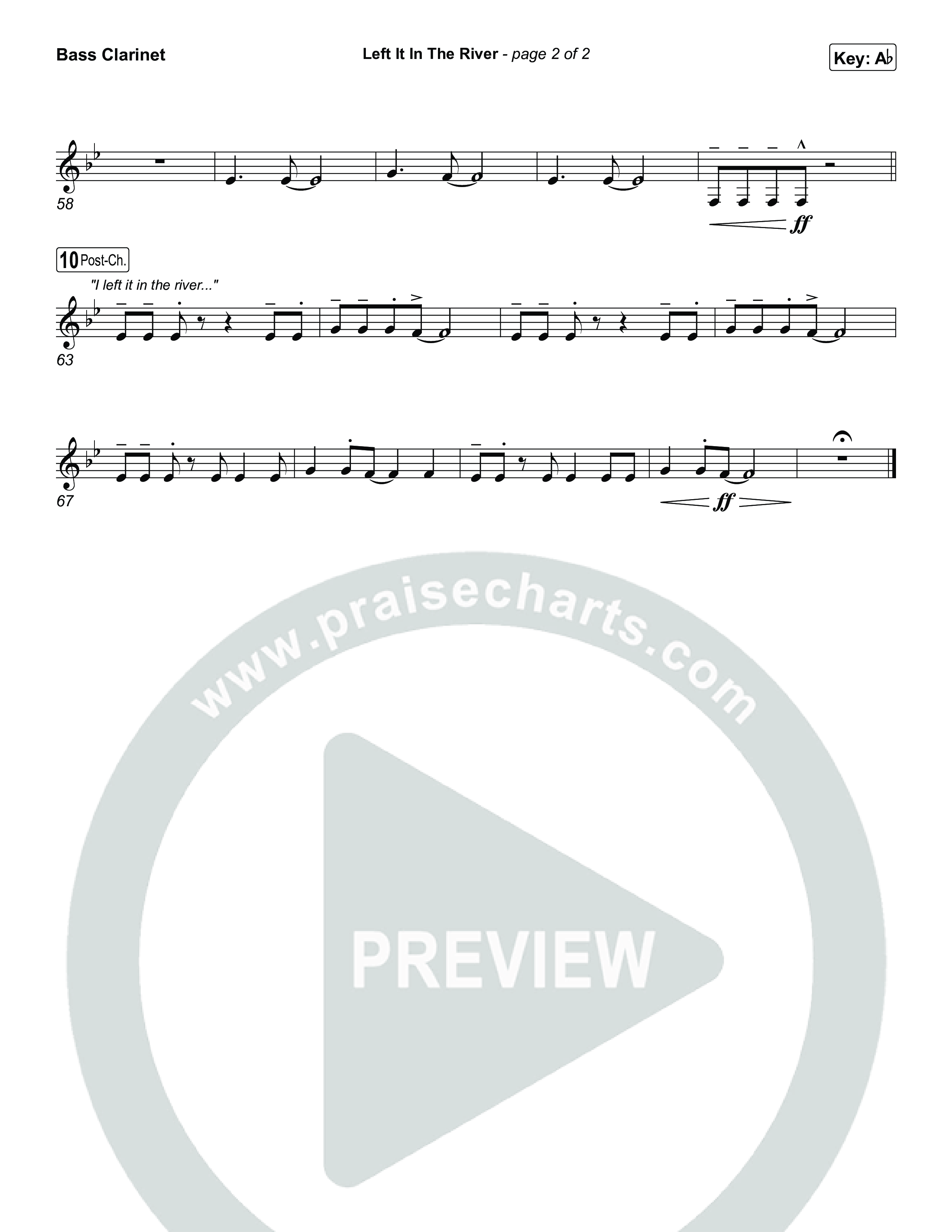 Left It In The River Bass Clarinet (Jamie MacDonald)