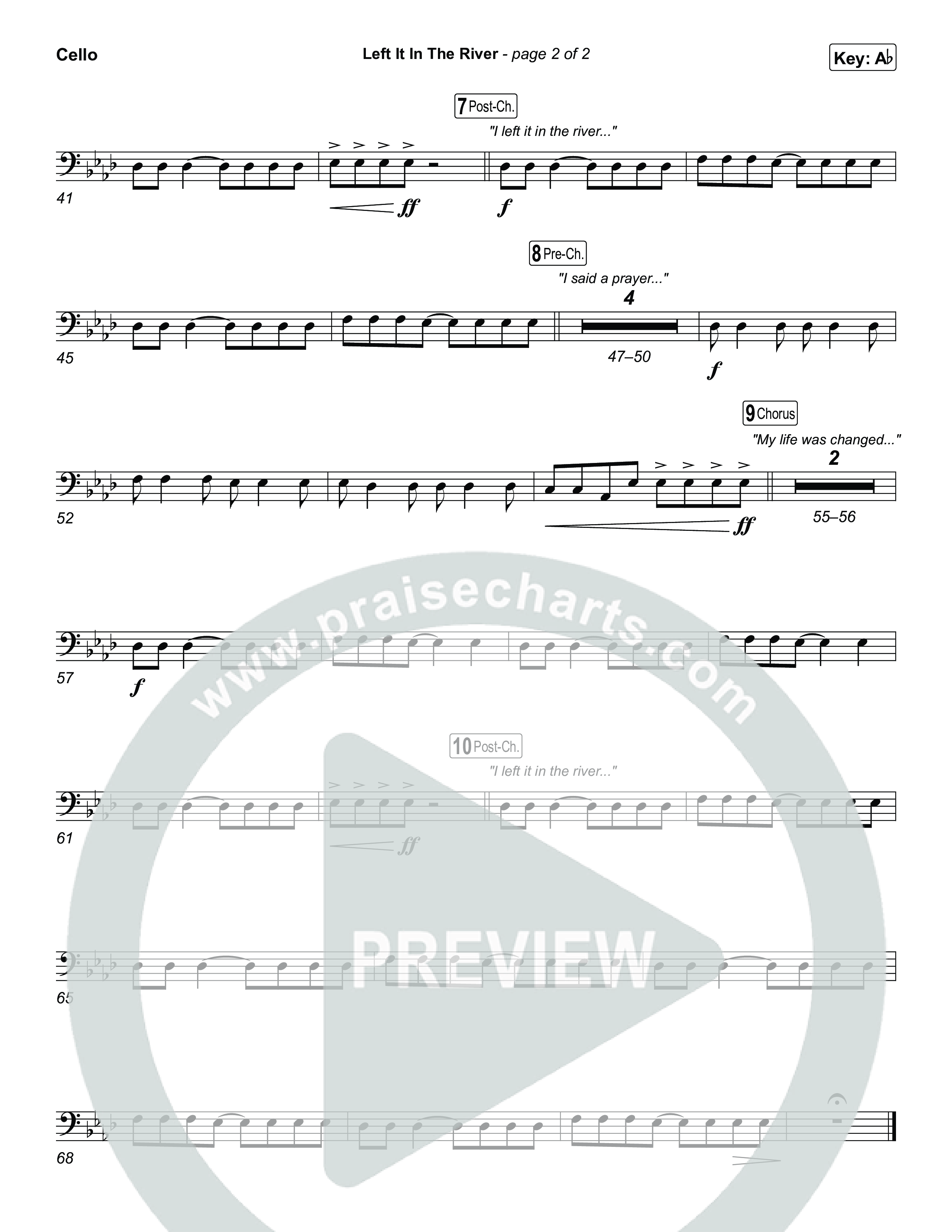 Left It In The River Cello (Jamie MacDonald)