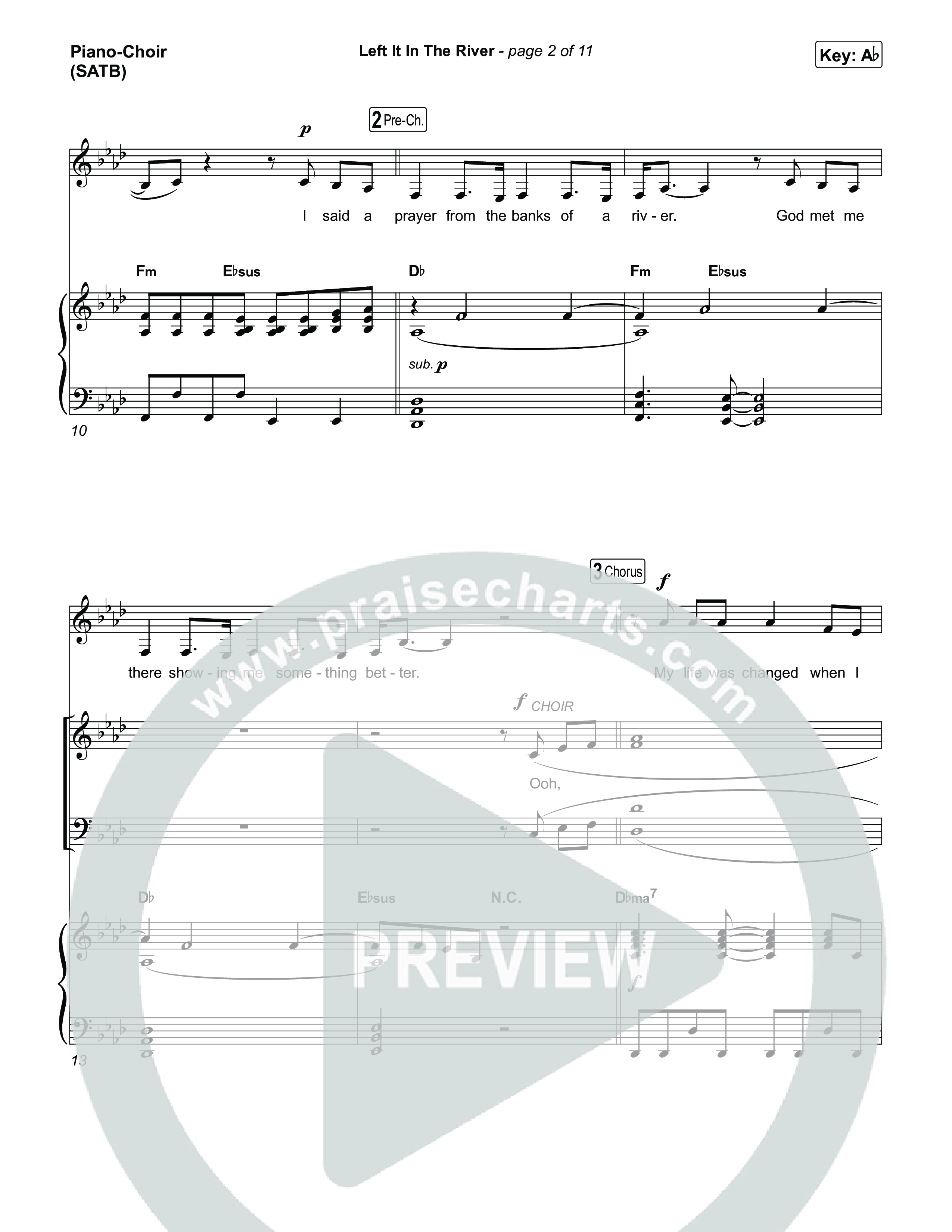 Left It In The River Piano/Vocal Pack (Jamie MacDonald)