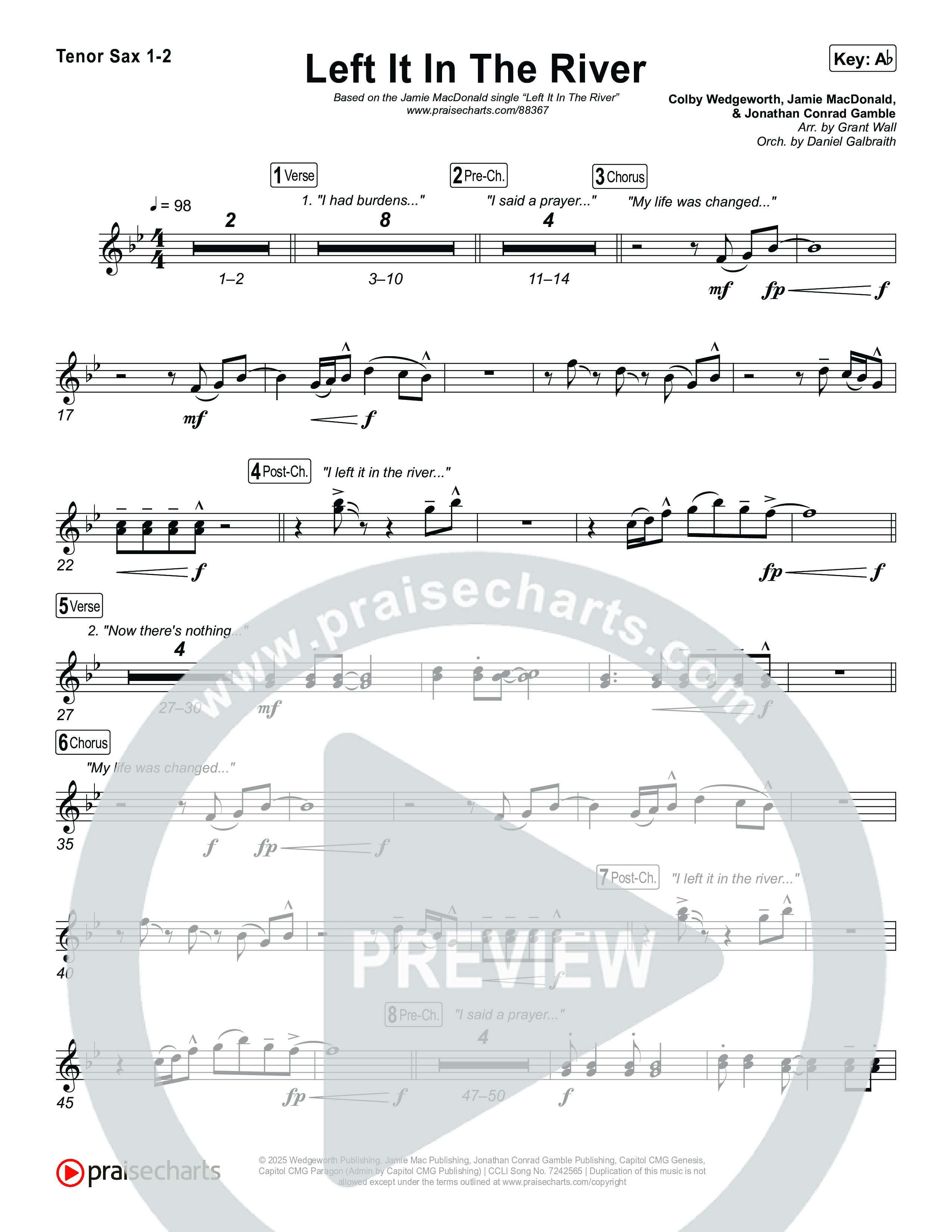 Left It In The River Sax Pack (Jamie MacDonald)