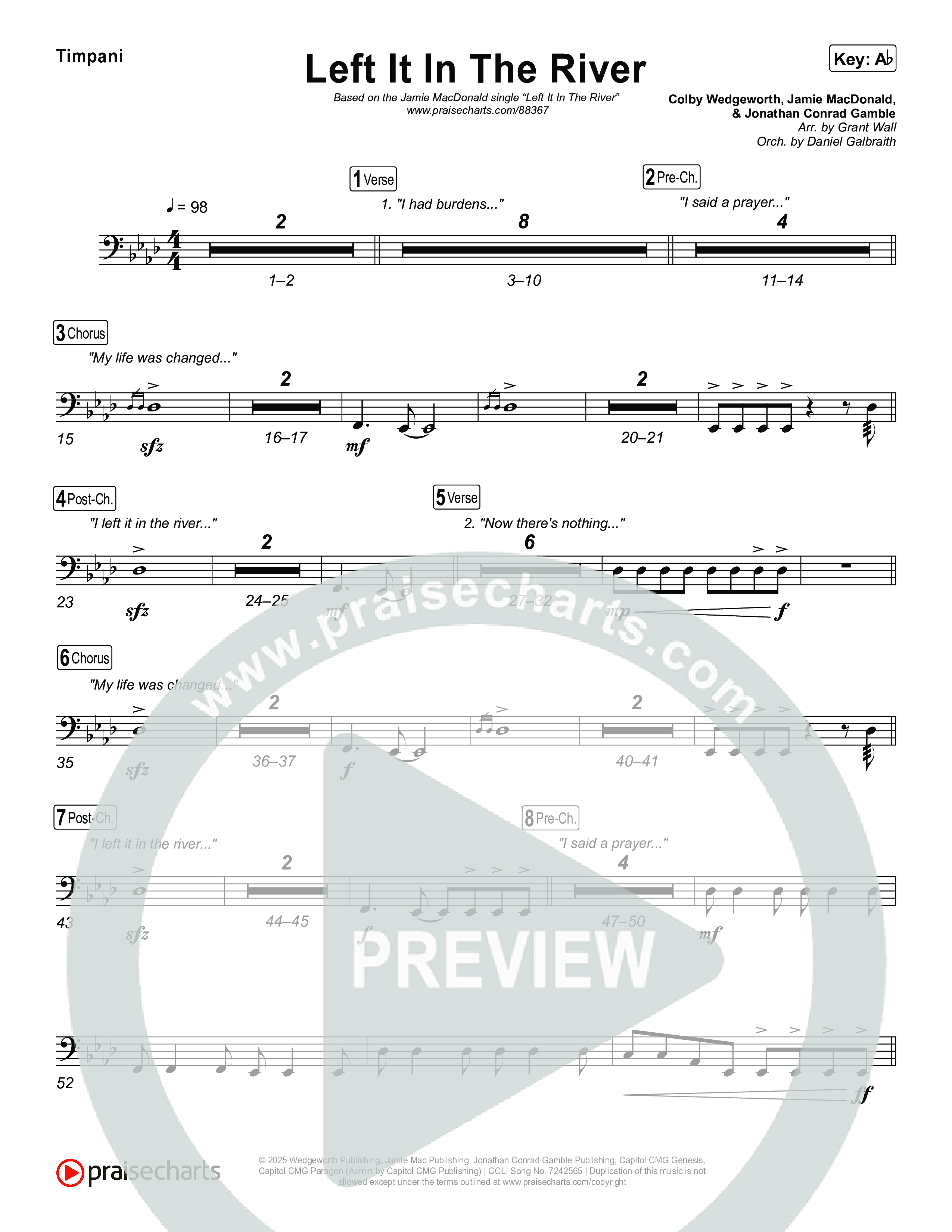 Left It In The River Timpani (Jamie MacDonald)