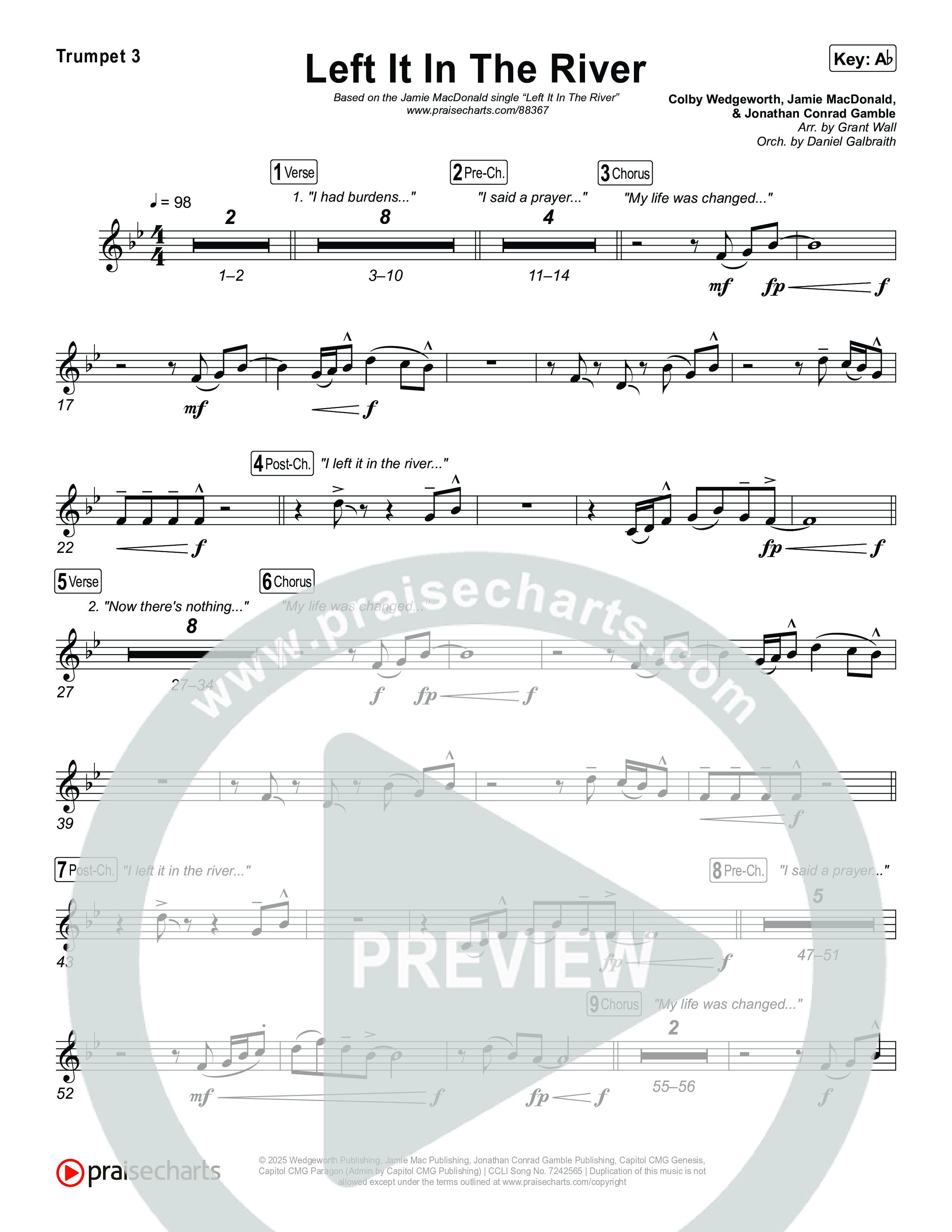 Left It In The River Trumpet 3 (Jamie MacDonald)