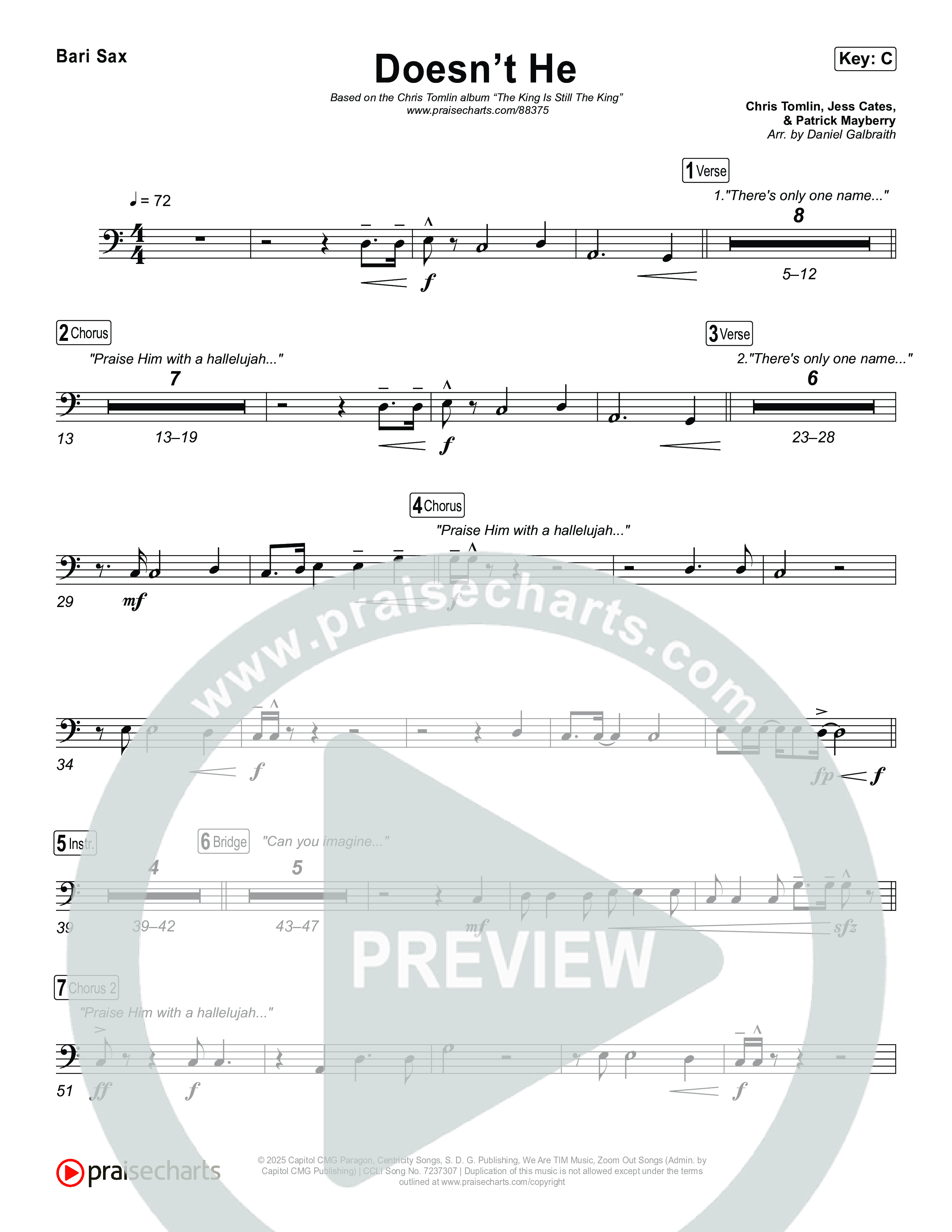 Doesn't He Bari Sax (Chris Tomlin)