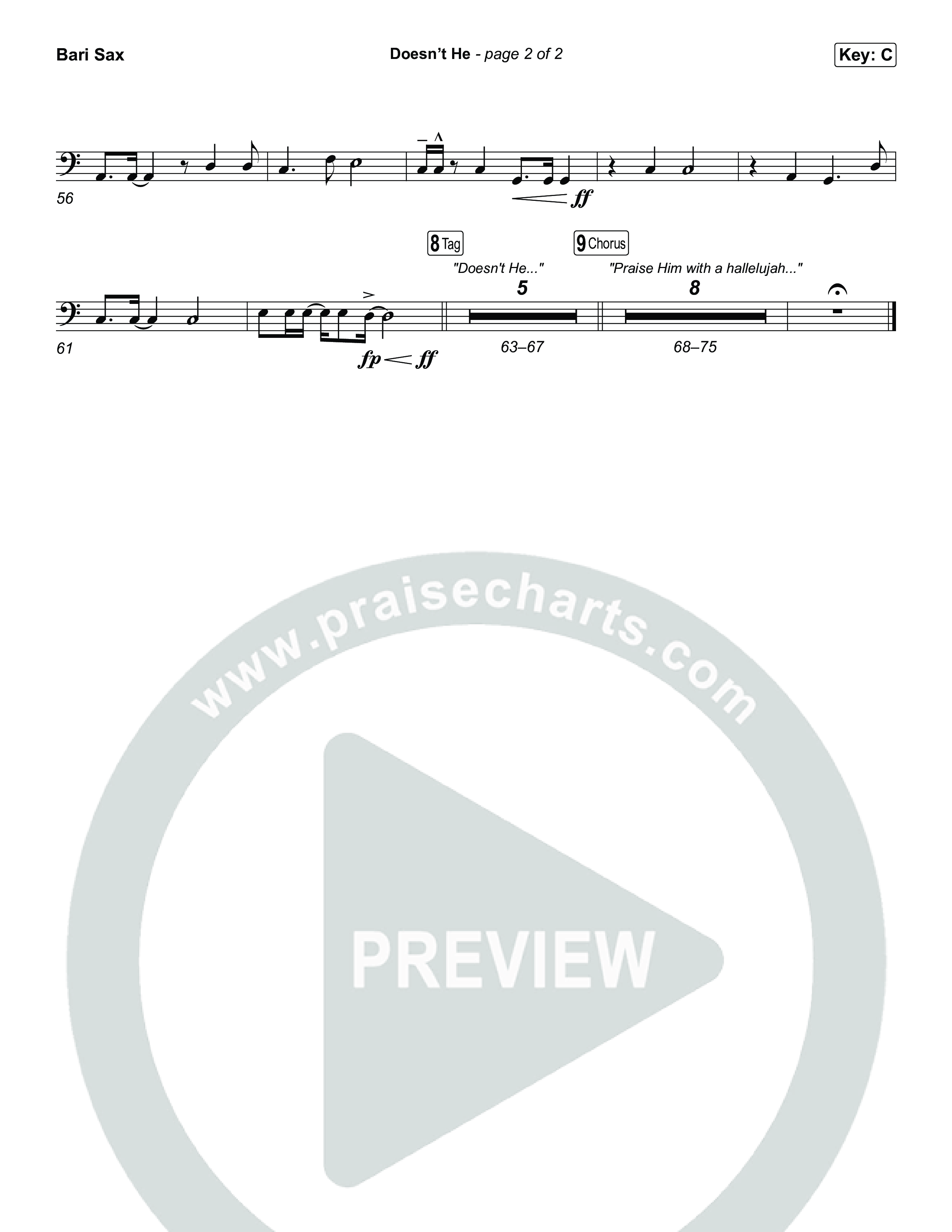 Doesn't He Bari Sax (Chris Tomlin)