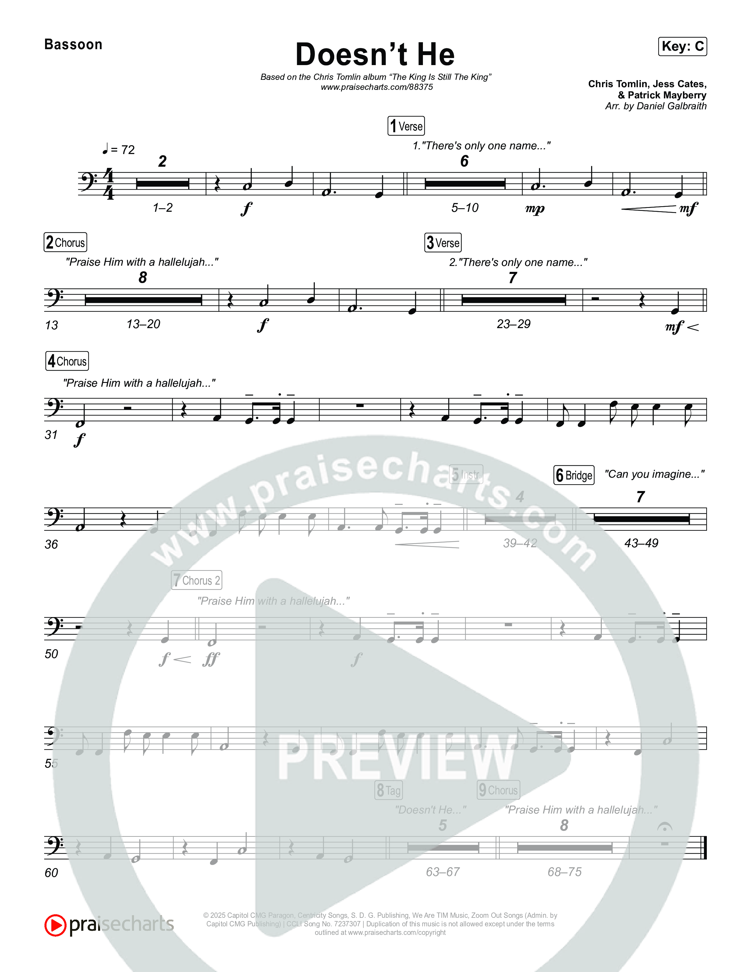 Doesn't He Bassoon (Chris Tomlin)