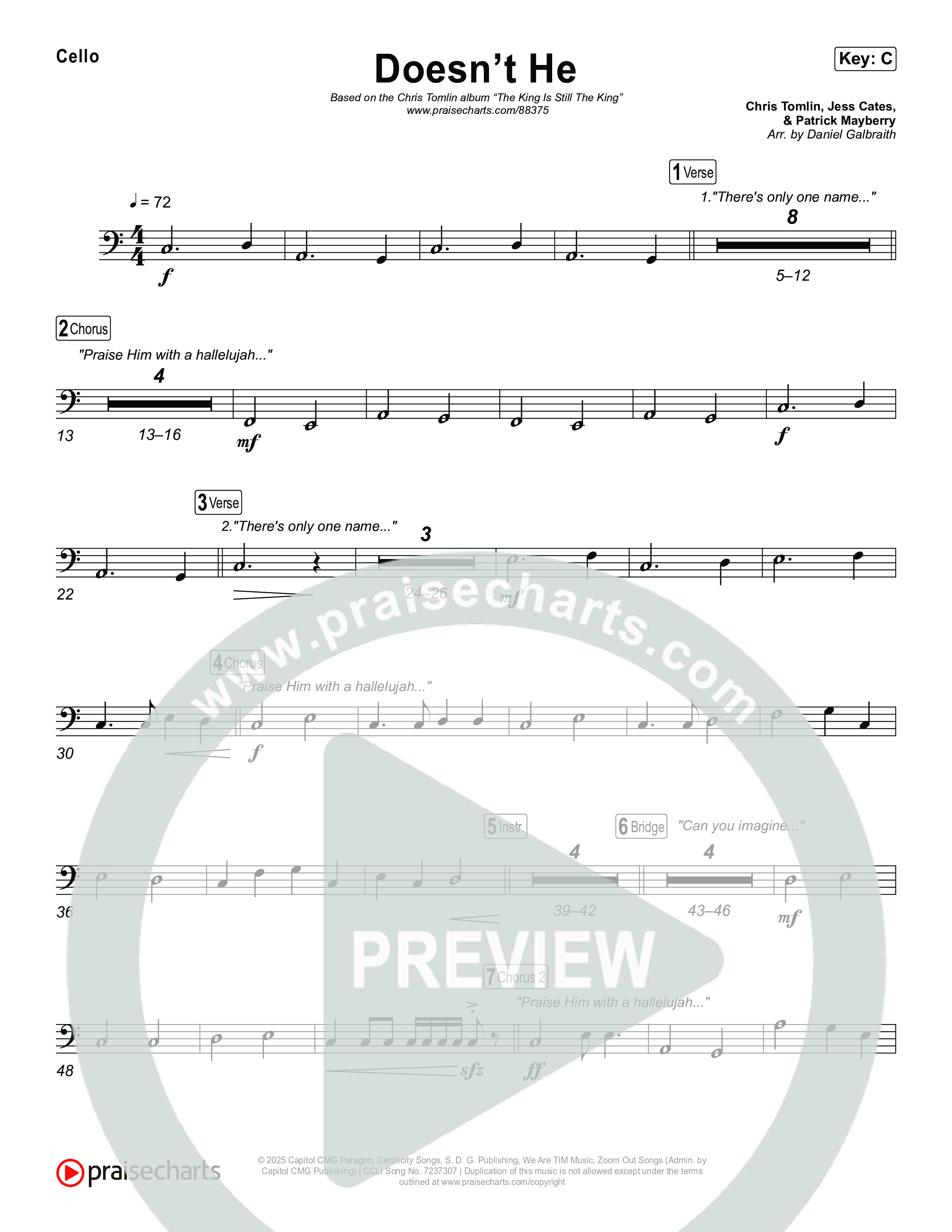 Doesn't He Cello (Chris Tomlin)