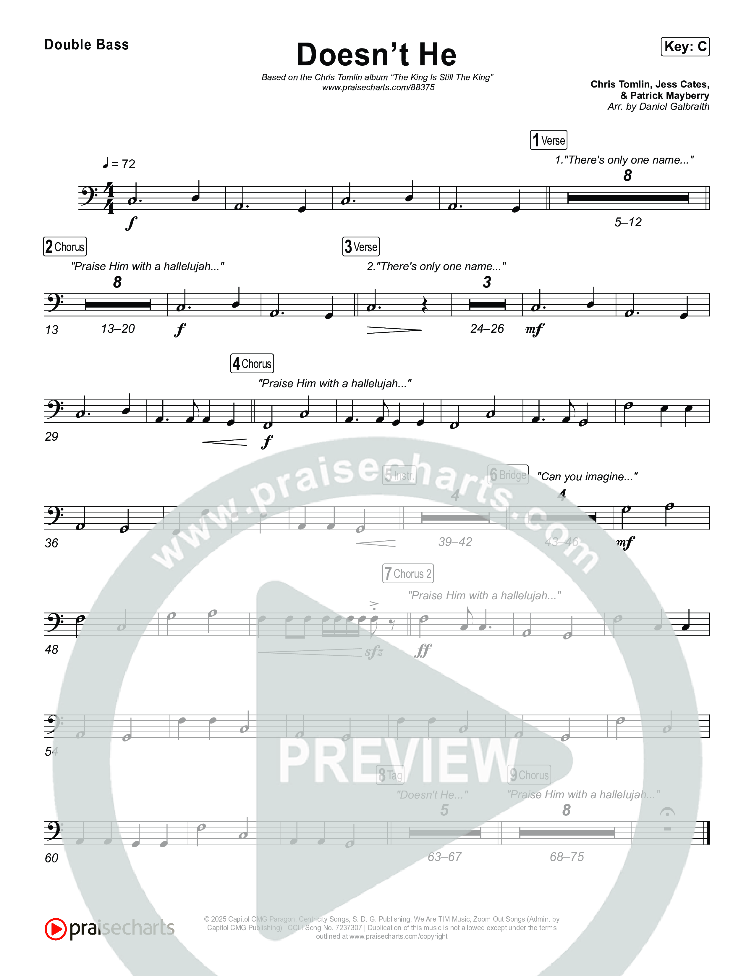 Doesn't He String Bass (Chris Tomlin)