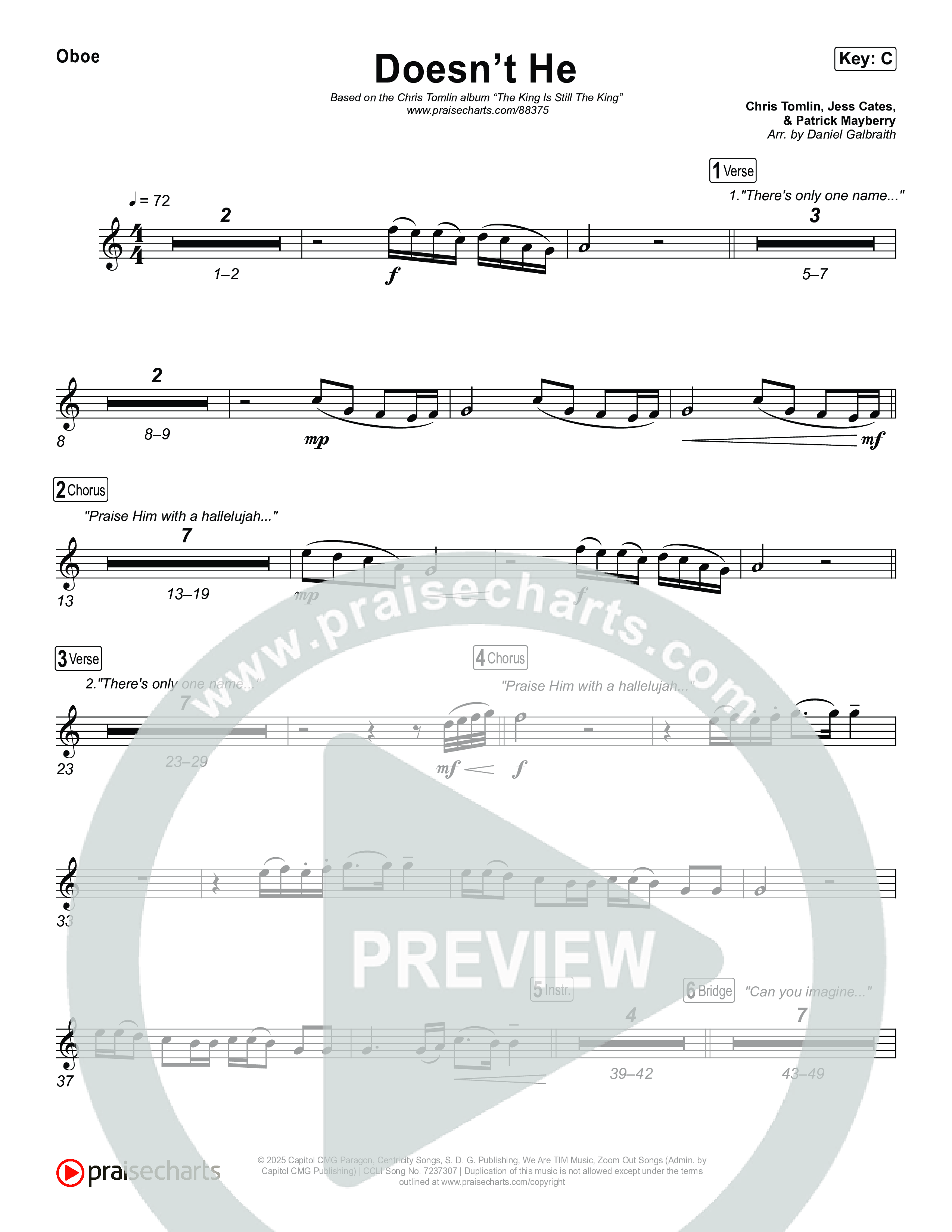 Doesn't He Oboe (Chris Tomlin)