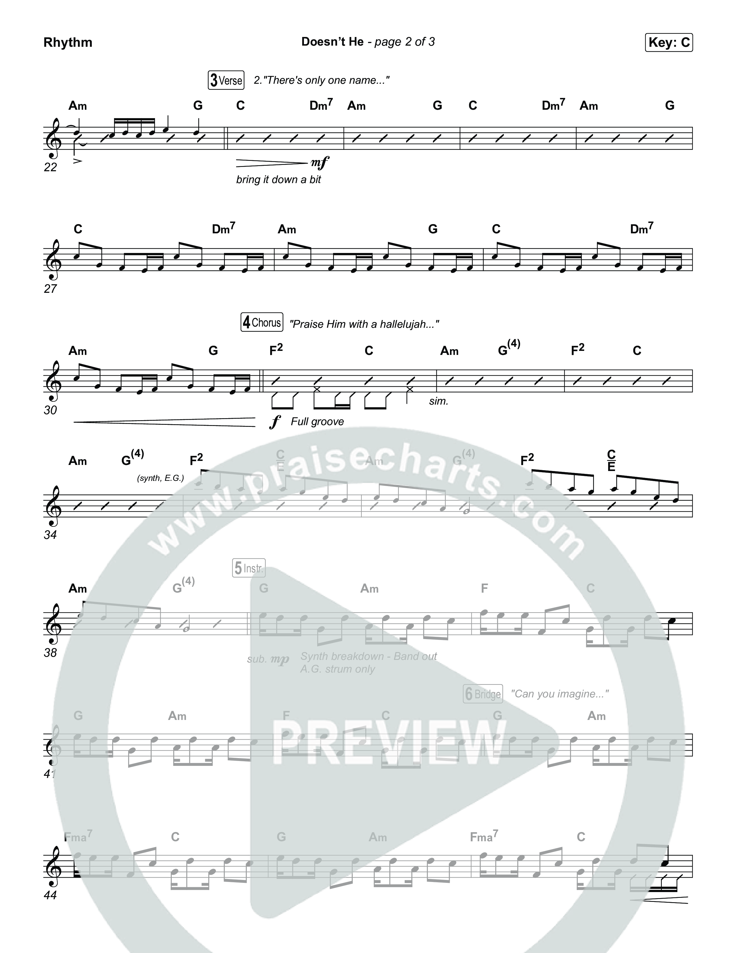 Doesn't He Rhythm Pack (Chris Tomlin)