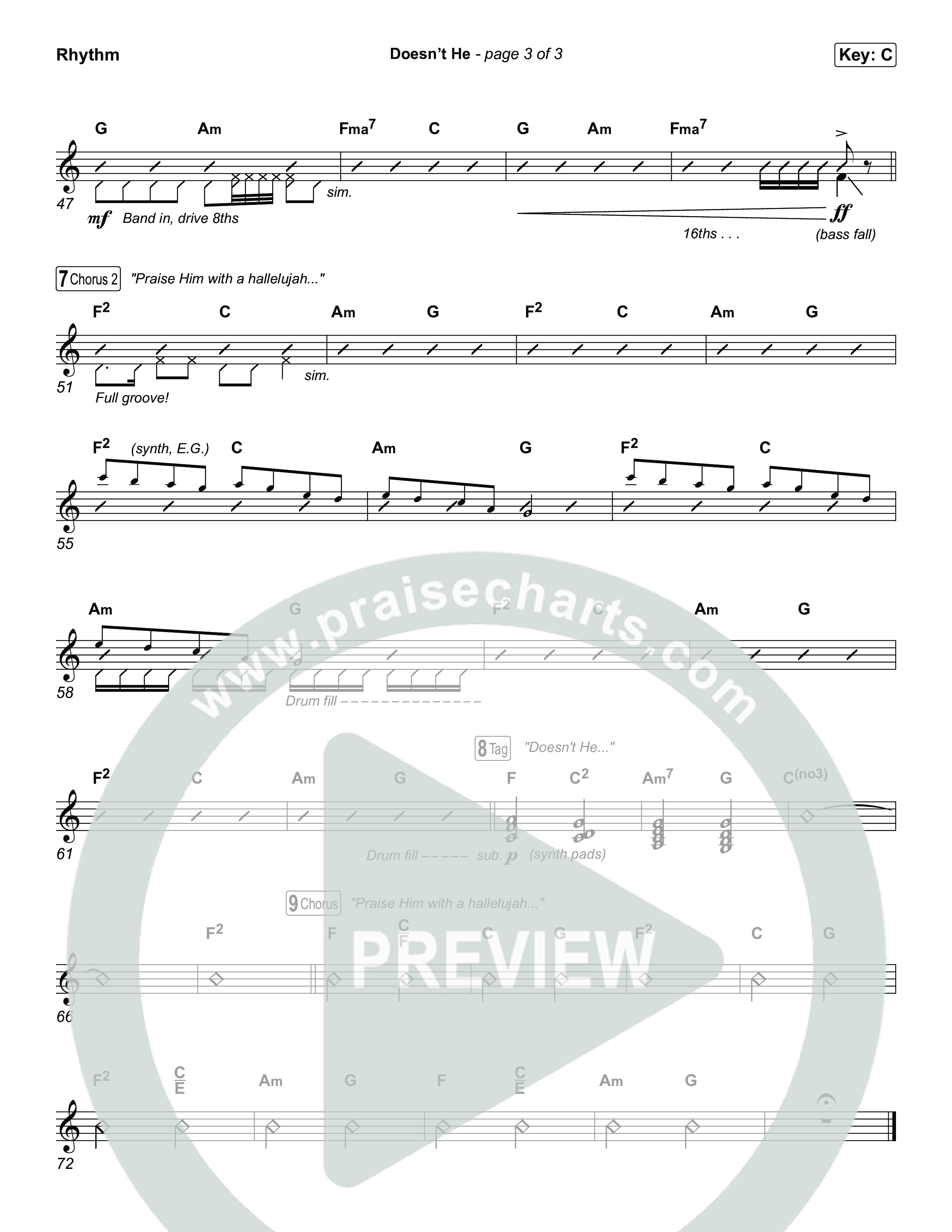 Doesn't He Rhythm Pack (Chris Tomlin)