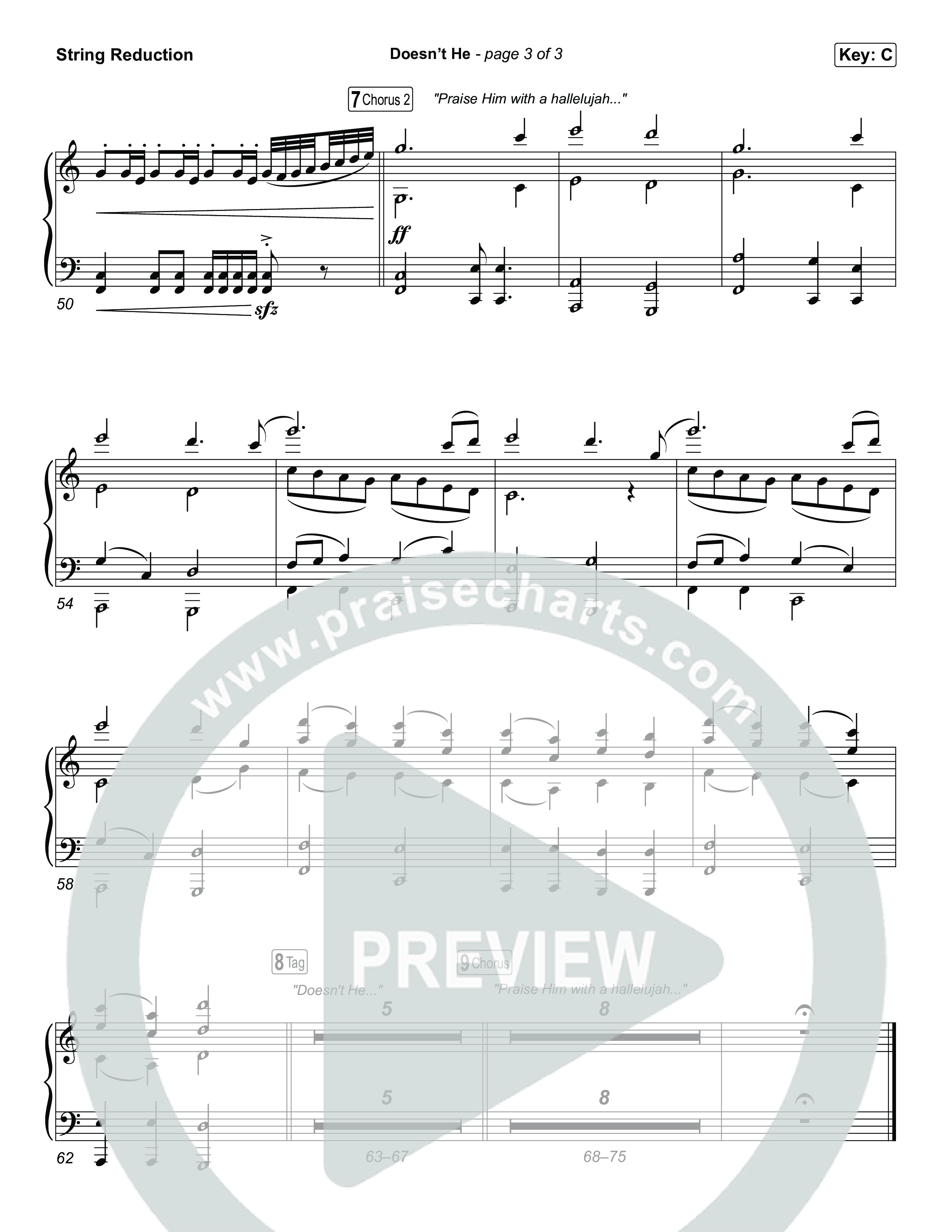 Doesn't He String Reduction (Chris Tomlin)