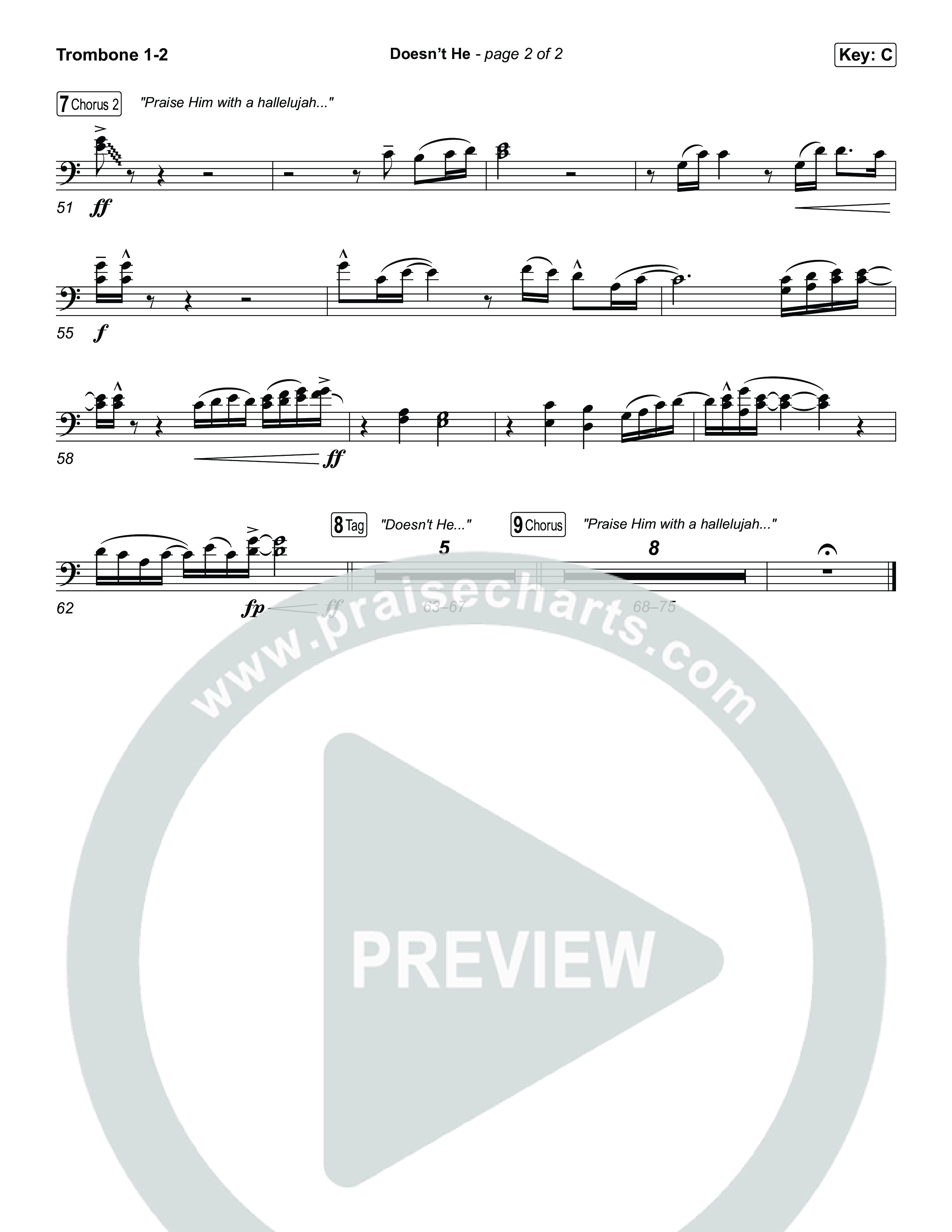 Doesn't He Trombone 1,2 (Chris Tomlin)