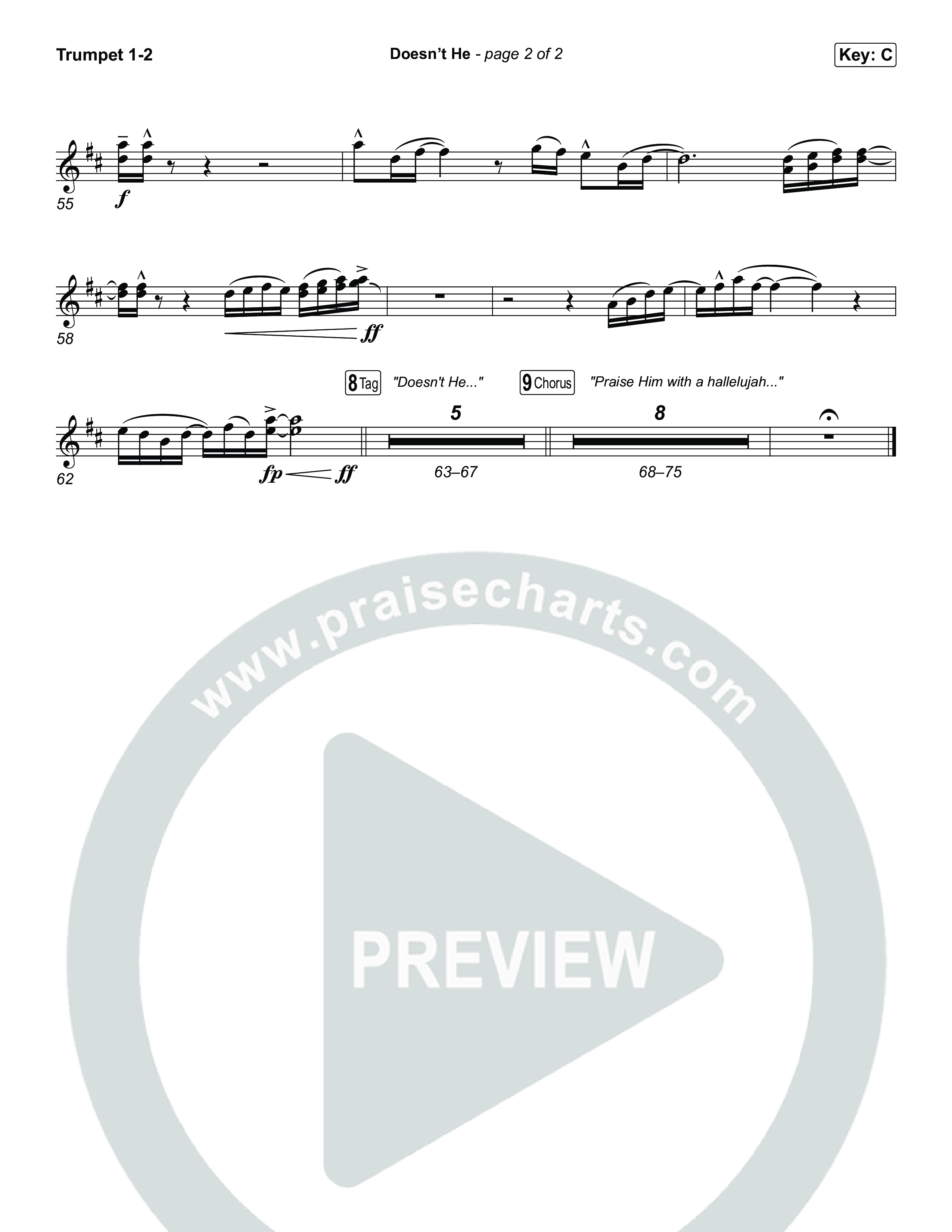 Doesn't He Trumpet 1,2 (Chris Tomlin)