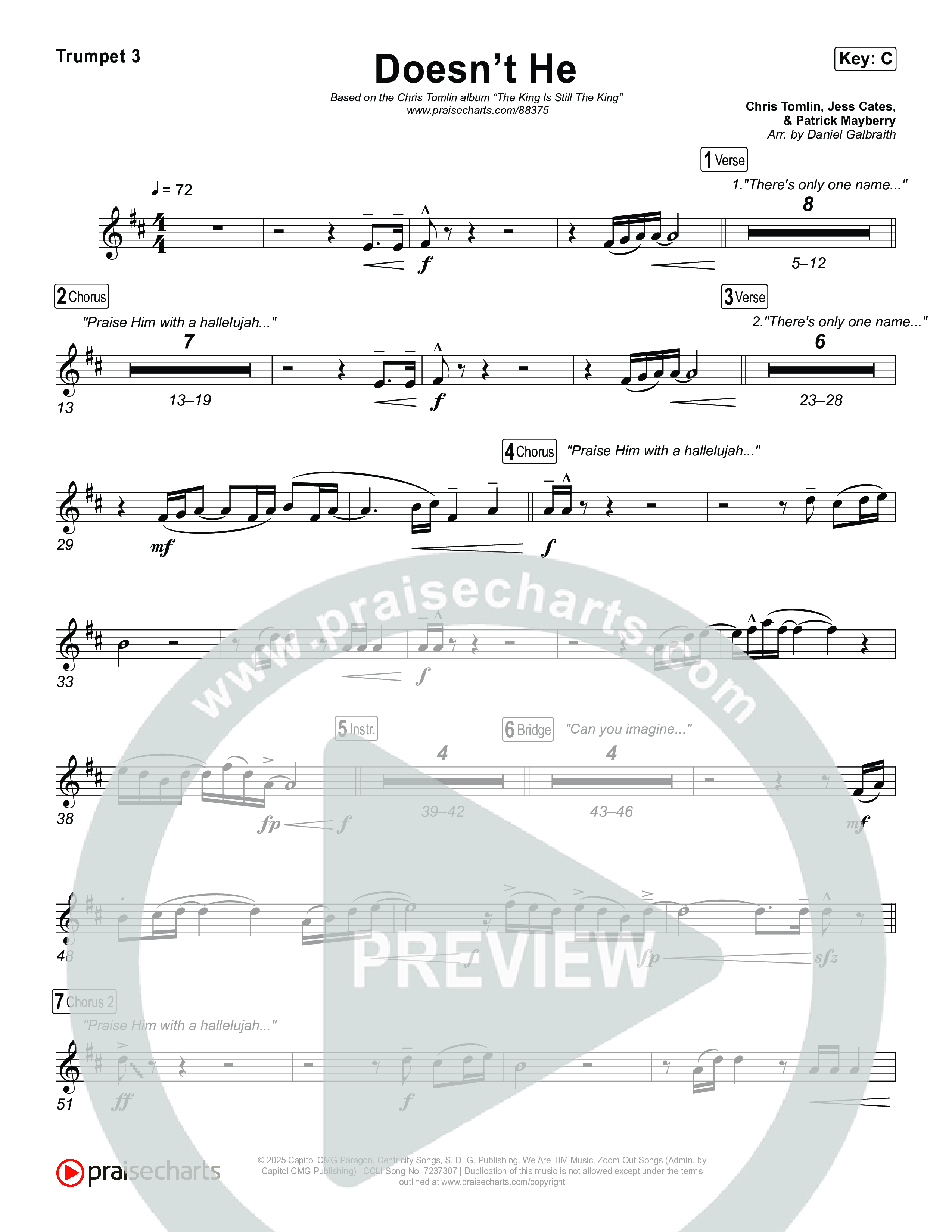 Doesn't He Trumpet 1,2 (Chris Tomlin)