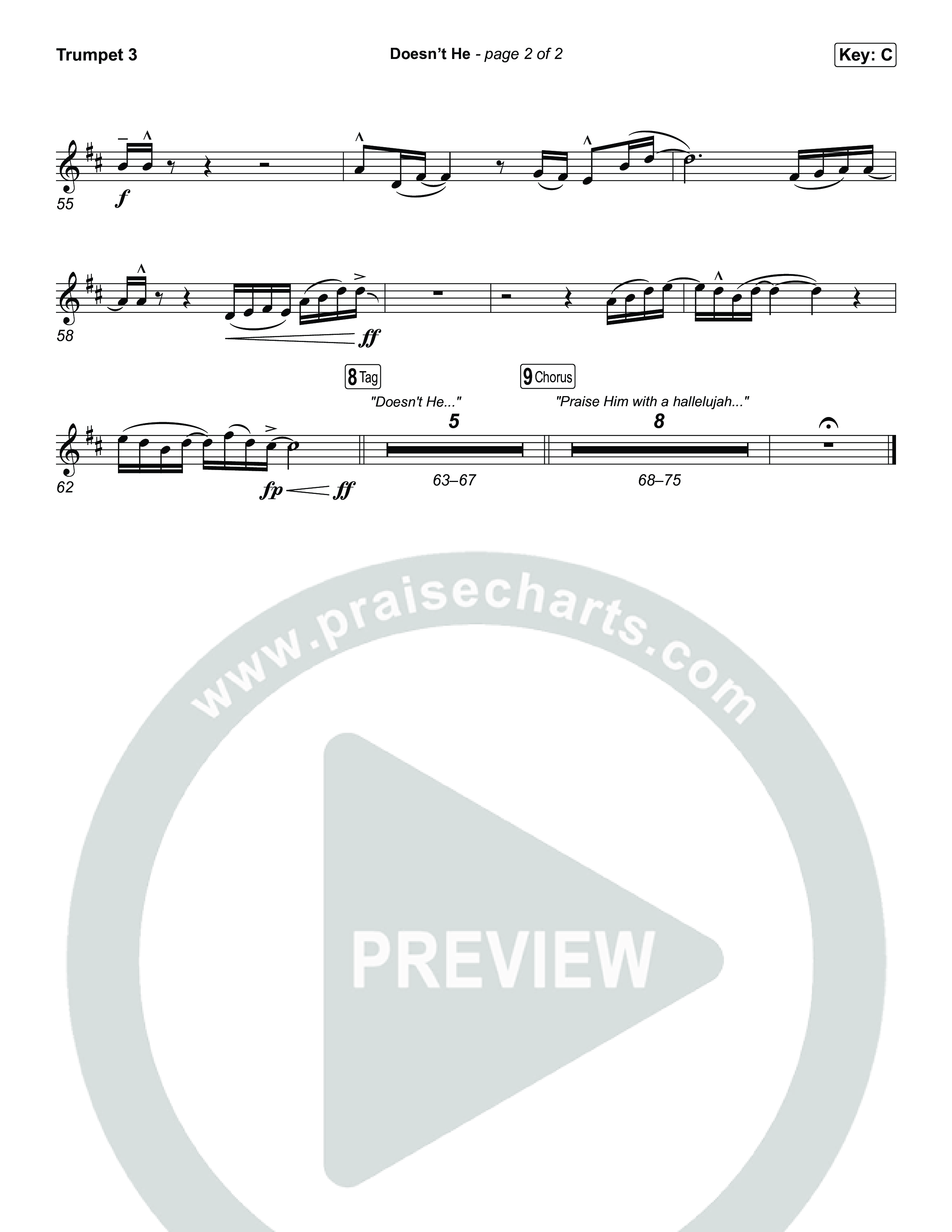 Doesn't He Trumpet 3 (Chris Tomlin)