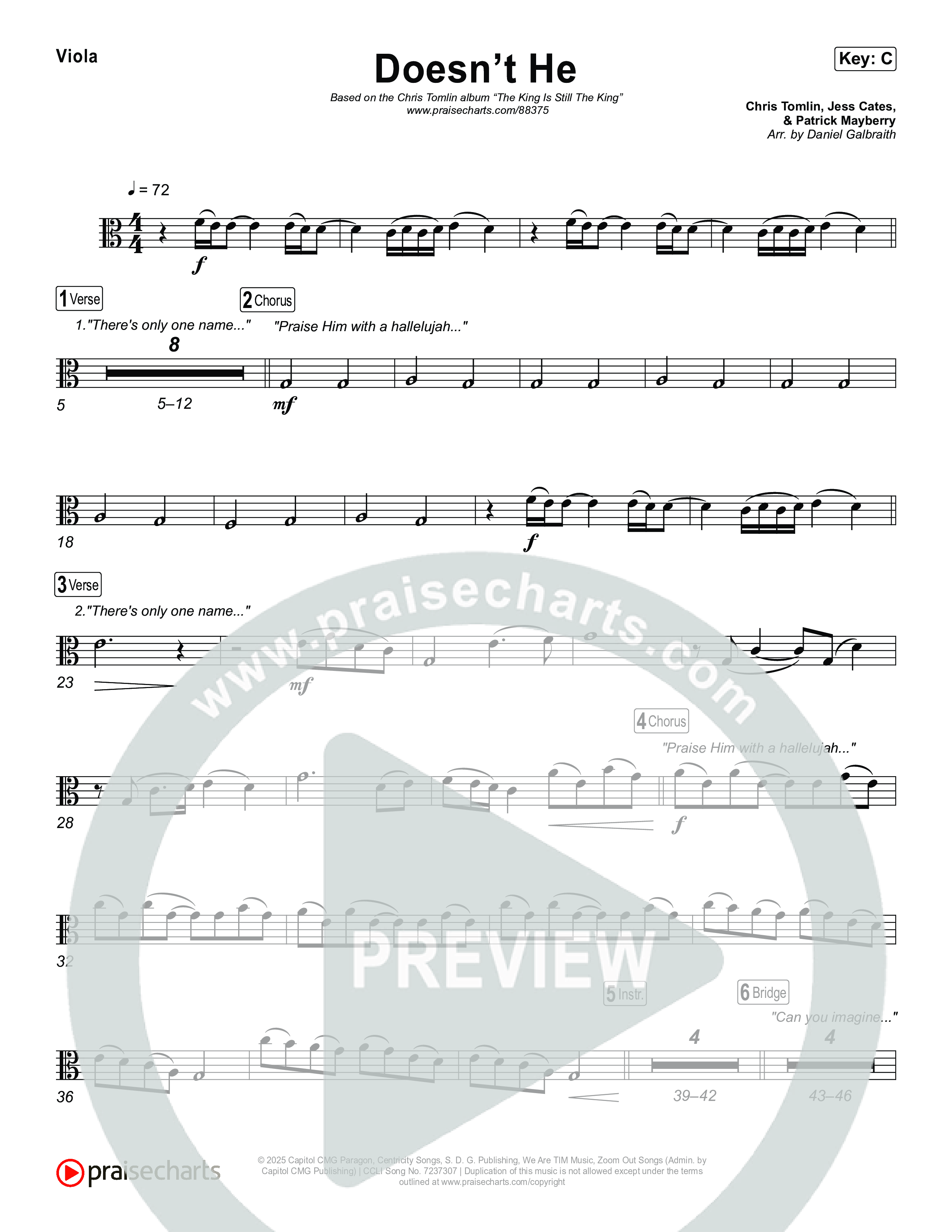 Doesn't He Viola (Chris Tomlin)