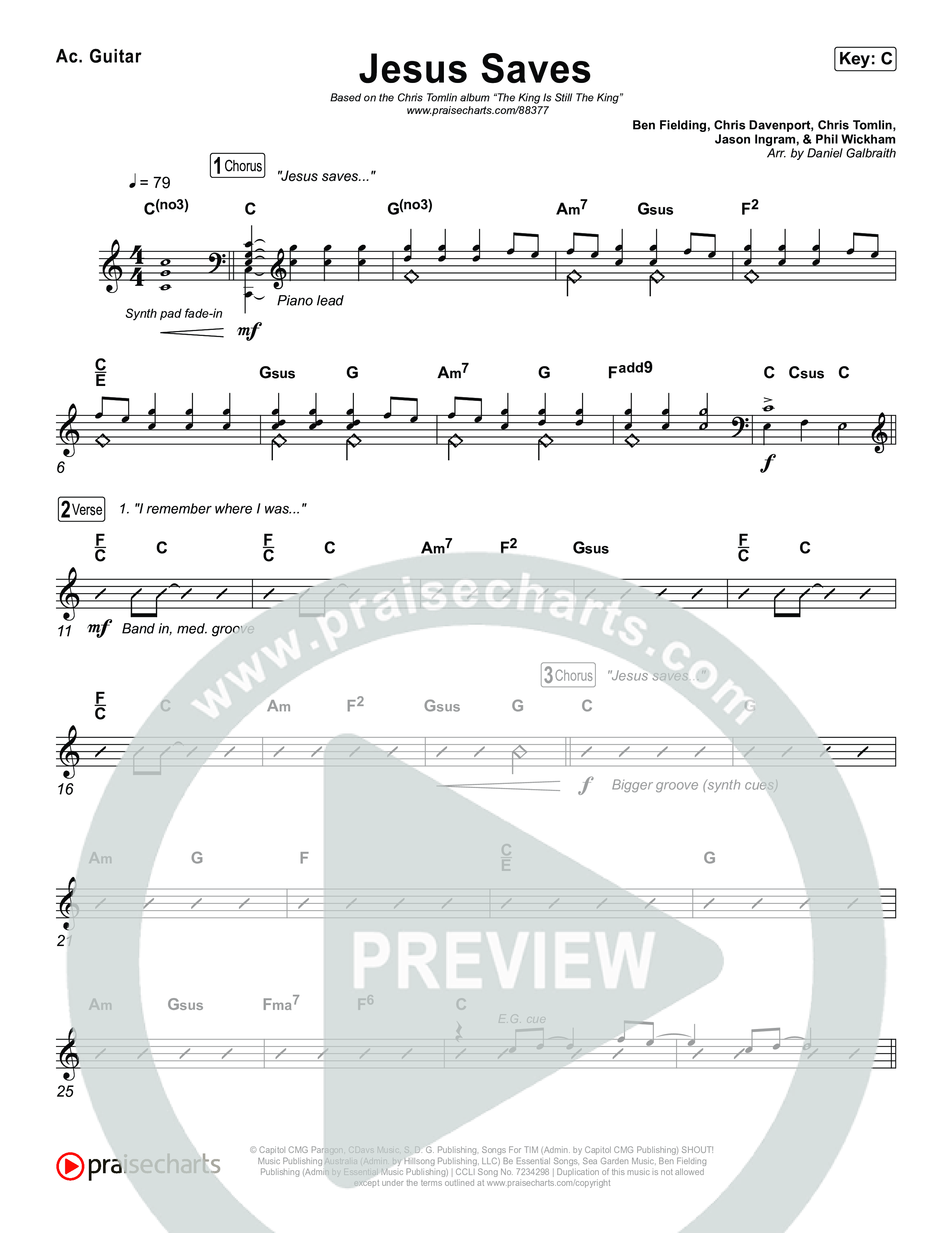 Jesus Saves Rhythm Pack (Chris Tomlin)