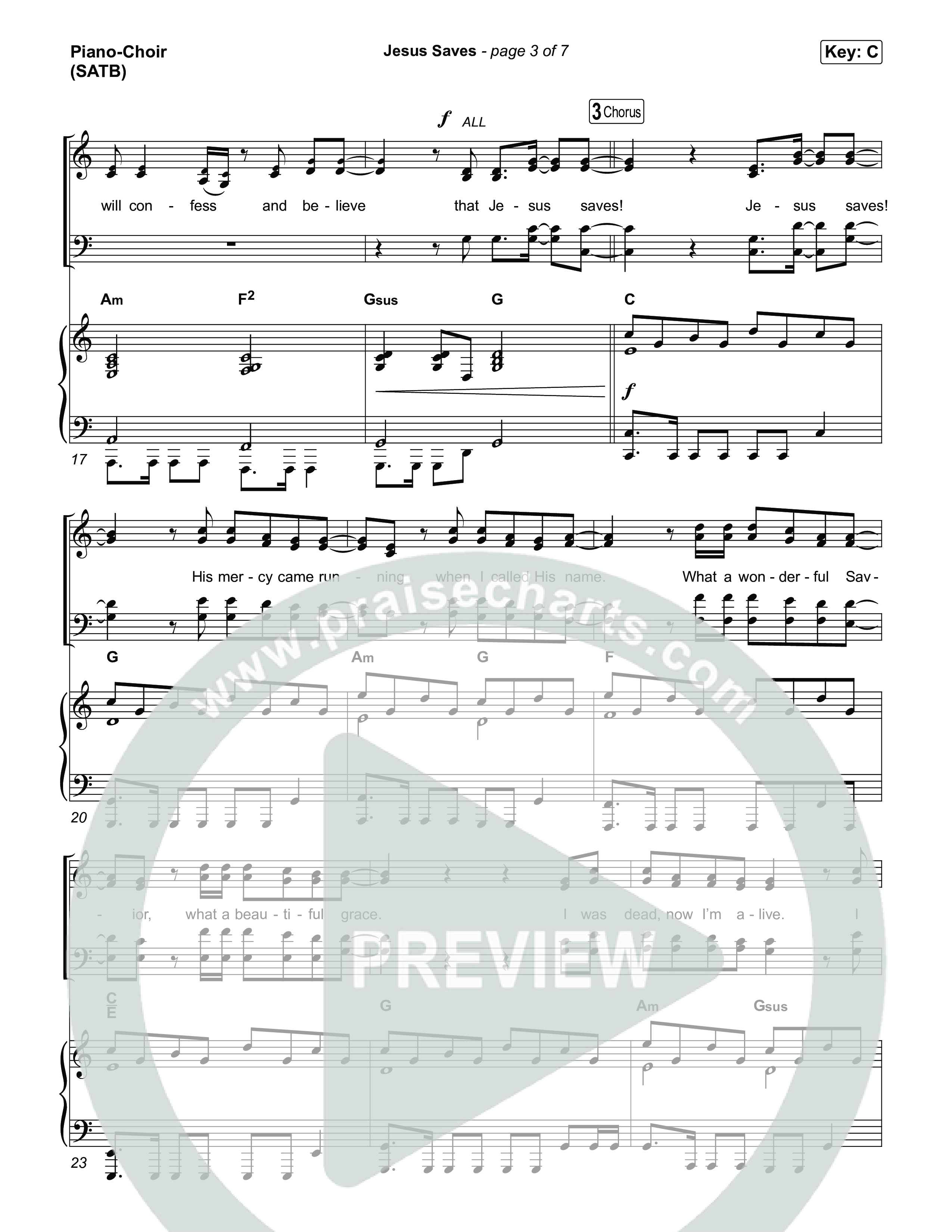 Jesus Saves Piano/Vocal Pack (Chris Tomlin)